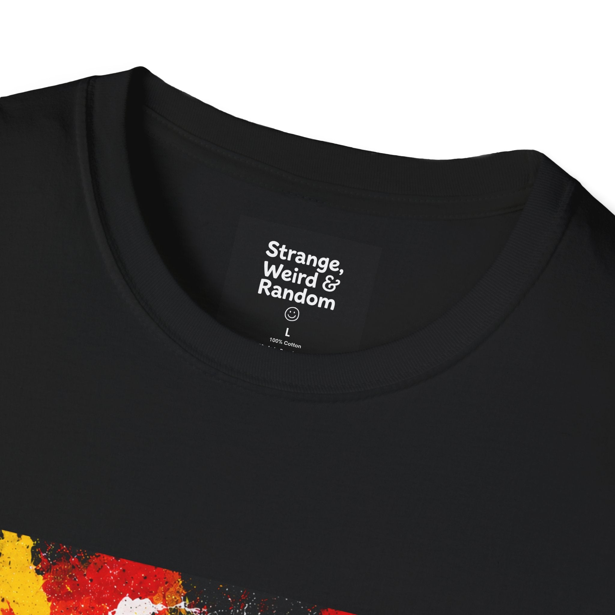 Graffiti Smile Face T-Shirt | Retro Psychedelic Street Art
