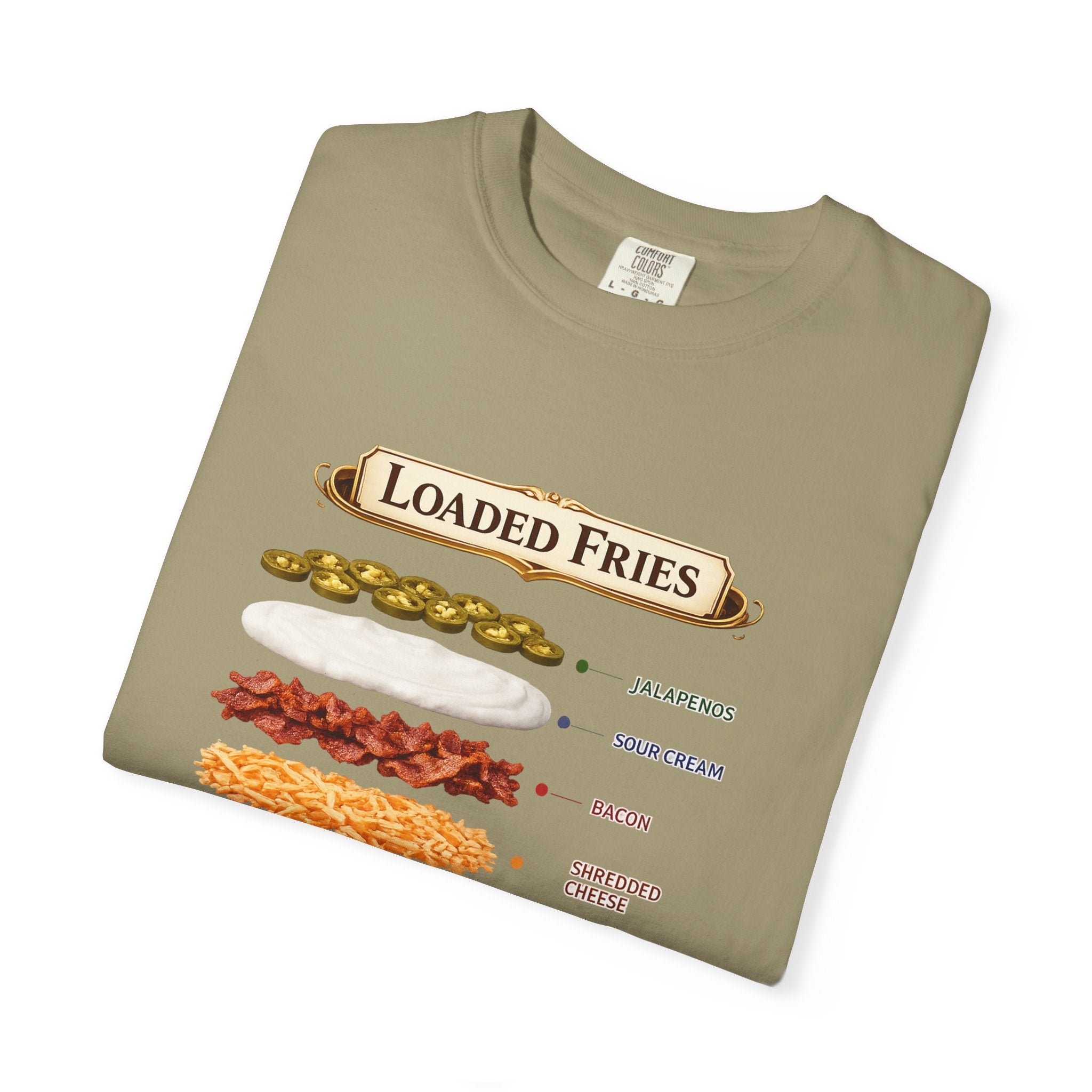 Loaded Fries T-Shirt — Graphic Snack Lovers Tee