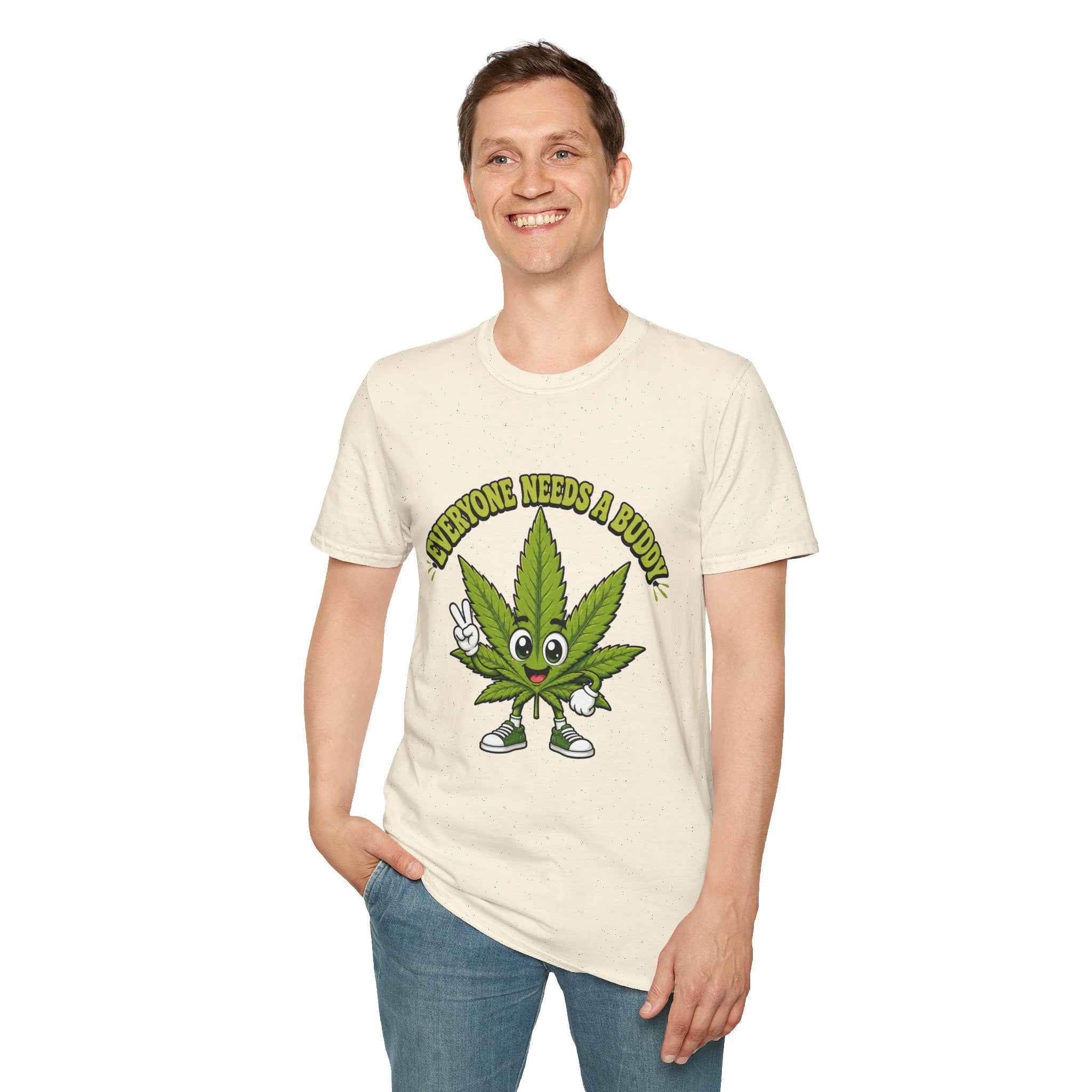 Everyone Needs a Buddy Cannabis Leaf T-Shirt