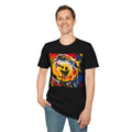 Grunge Drippy Smiley Face T-Shirt | Colorful Abstract Street Art Tee