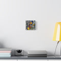 Abstract Floral Splash Matte Canvas Art - Stretched 1.25"