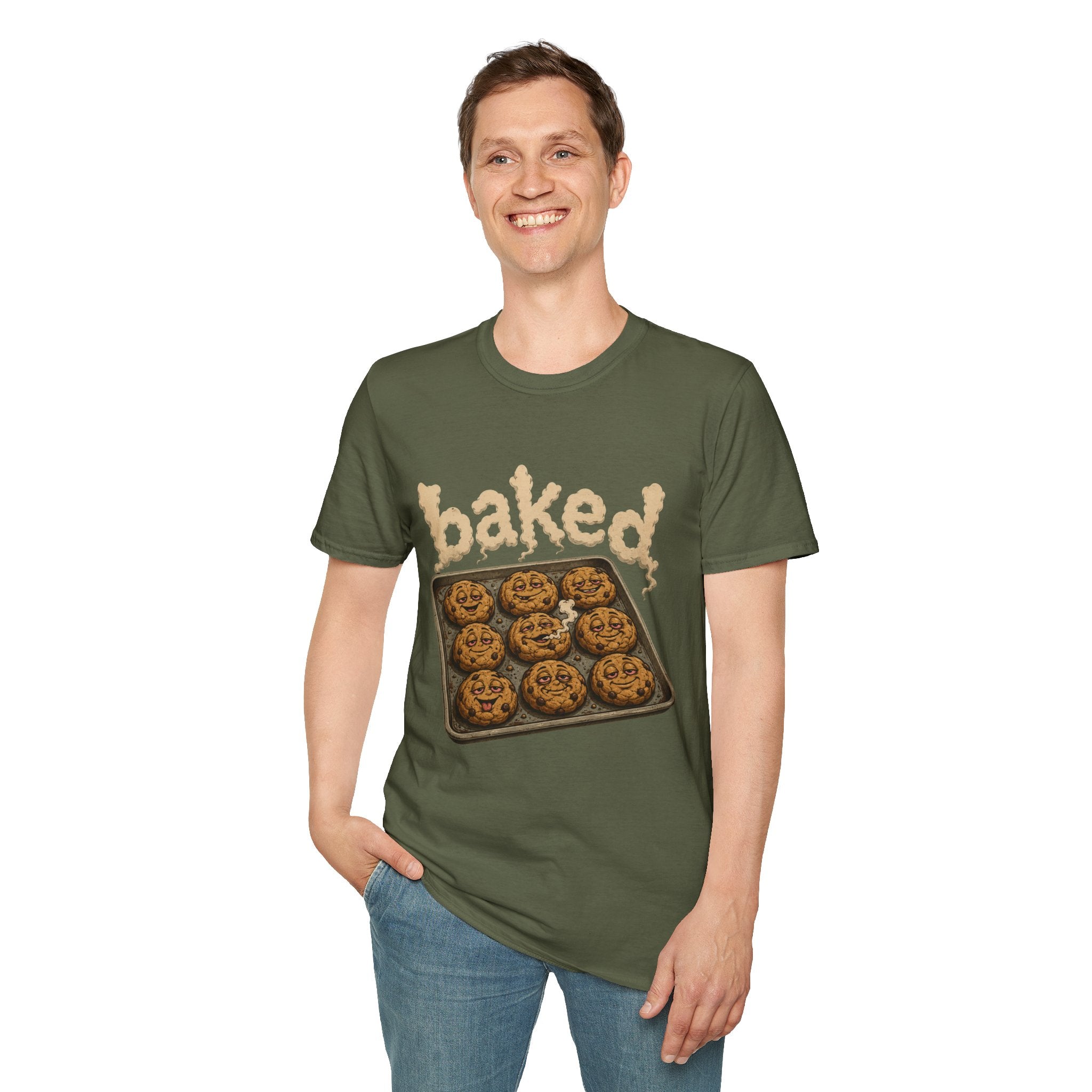 Baked Cookies T-Shirt — Cute Retro Baking Graphic Tee