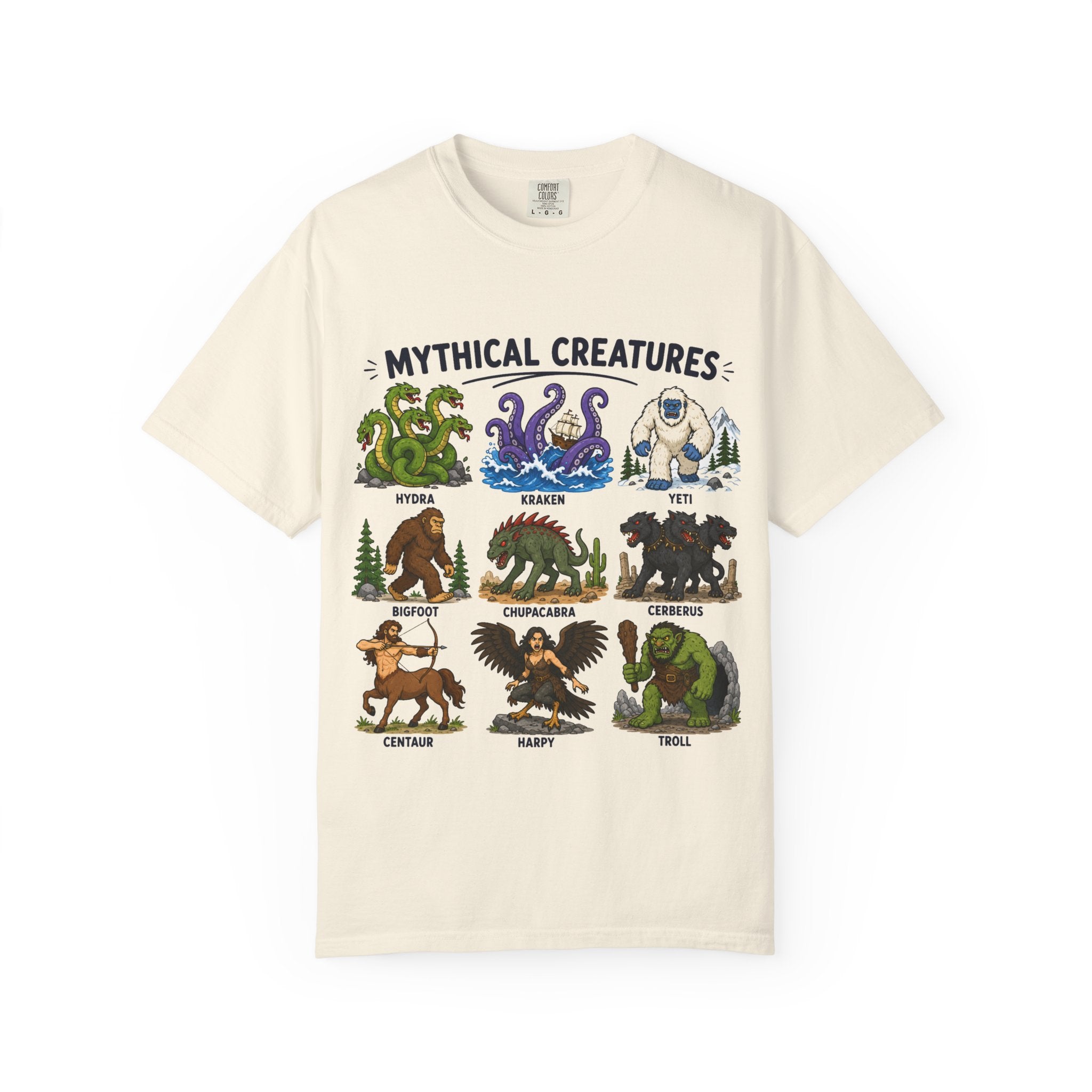 Mythical Creatures Chart T-Shirt