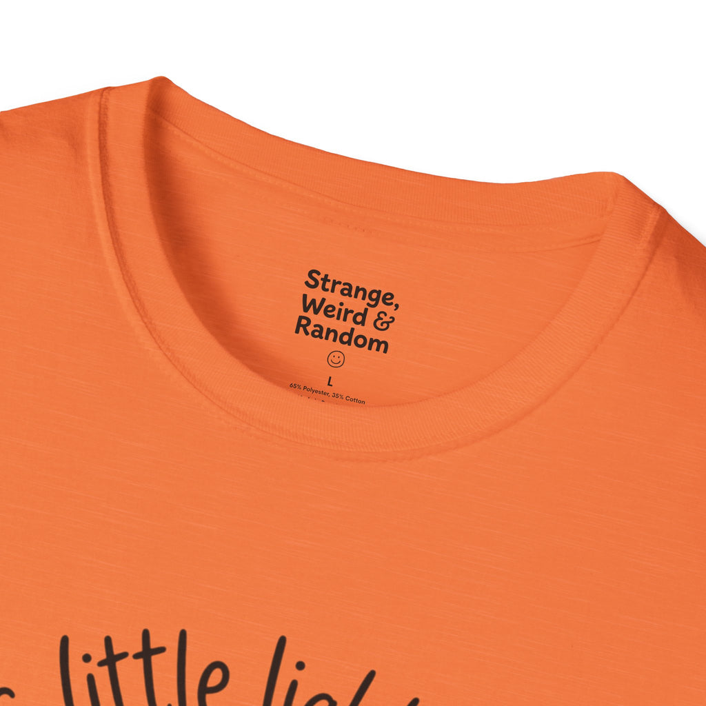 T-Shirt — "This Little Light of Mine" Cute Smiling Lightbulb Inspirational Tee