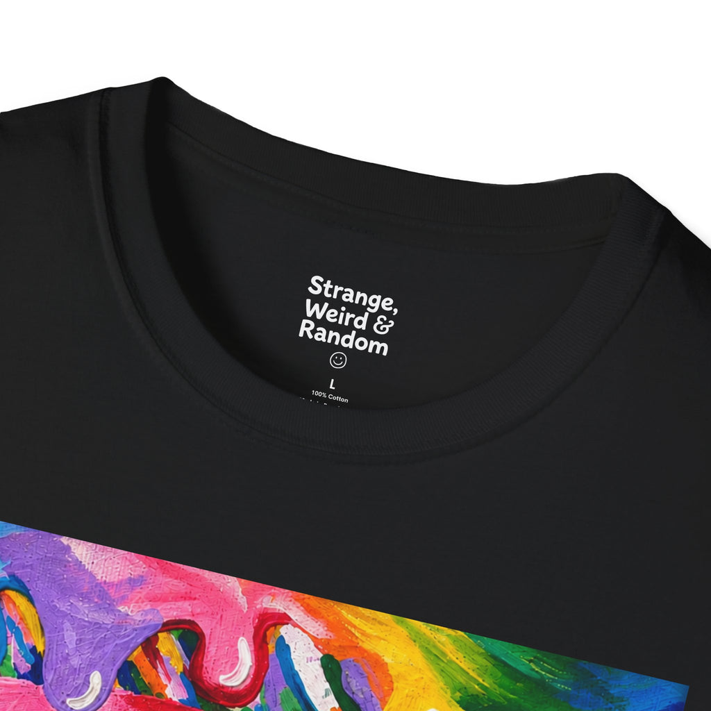 T-Shirt — Colorful Melting Eye Art Graphic Tee