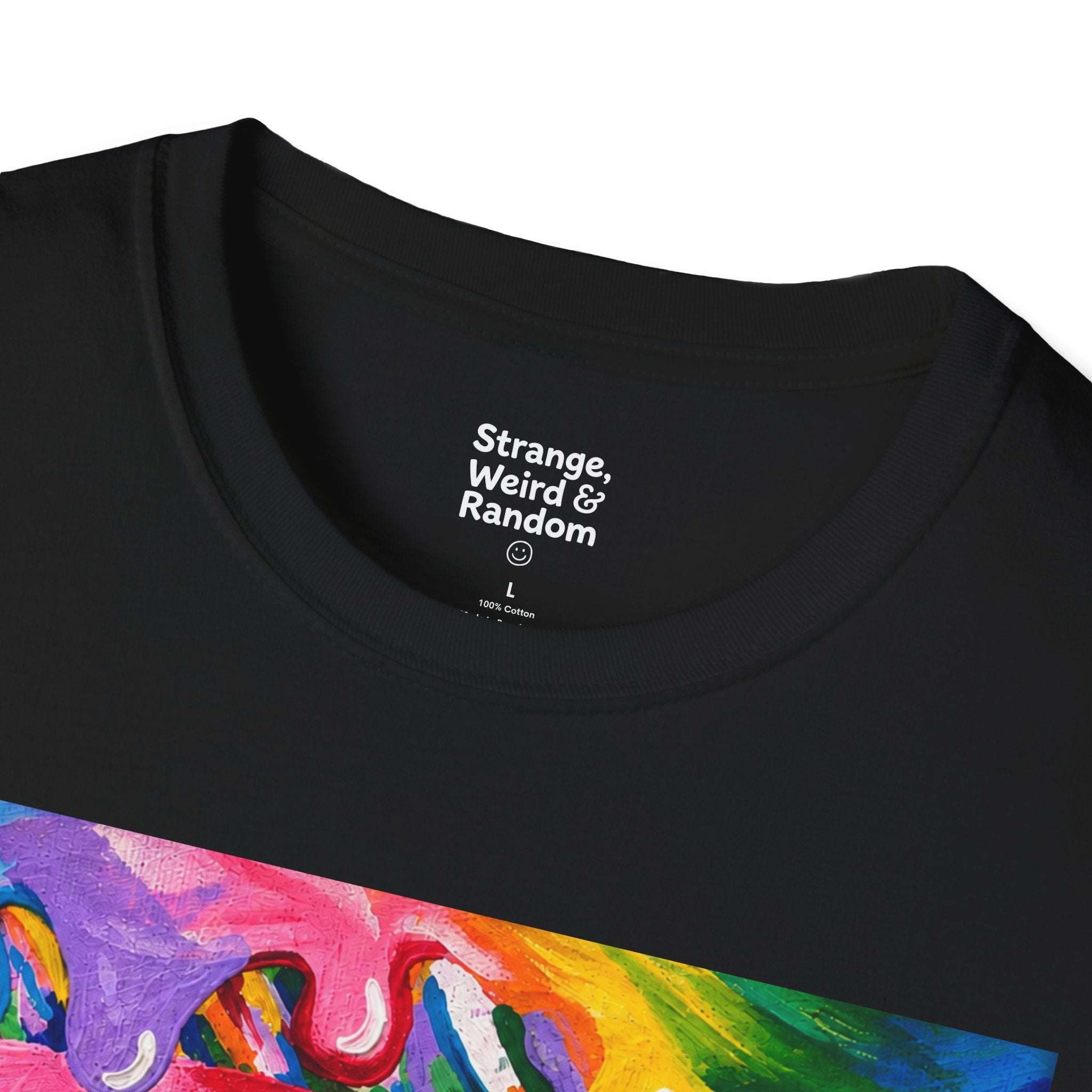 T-Shirt — Colorful Melting Eye Art Graphic Tee