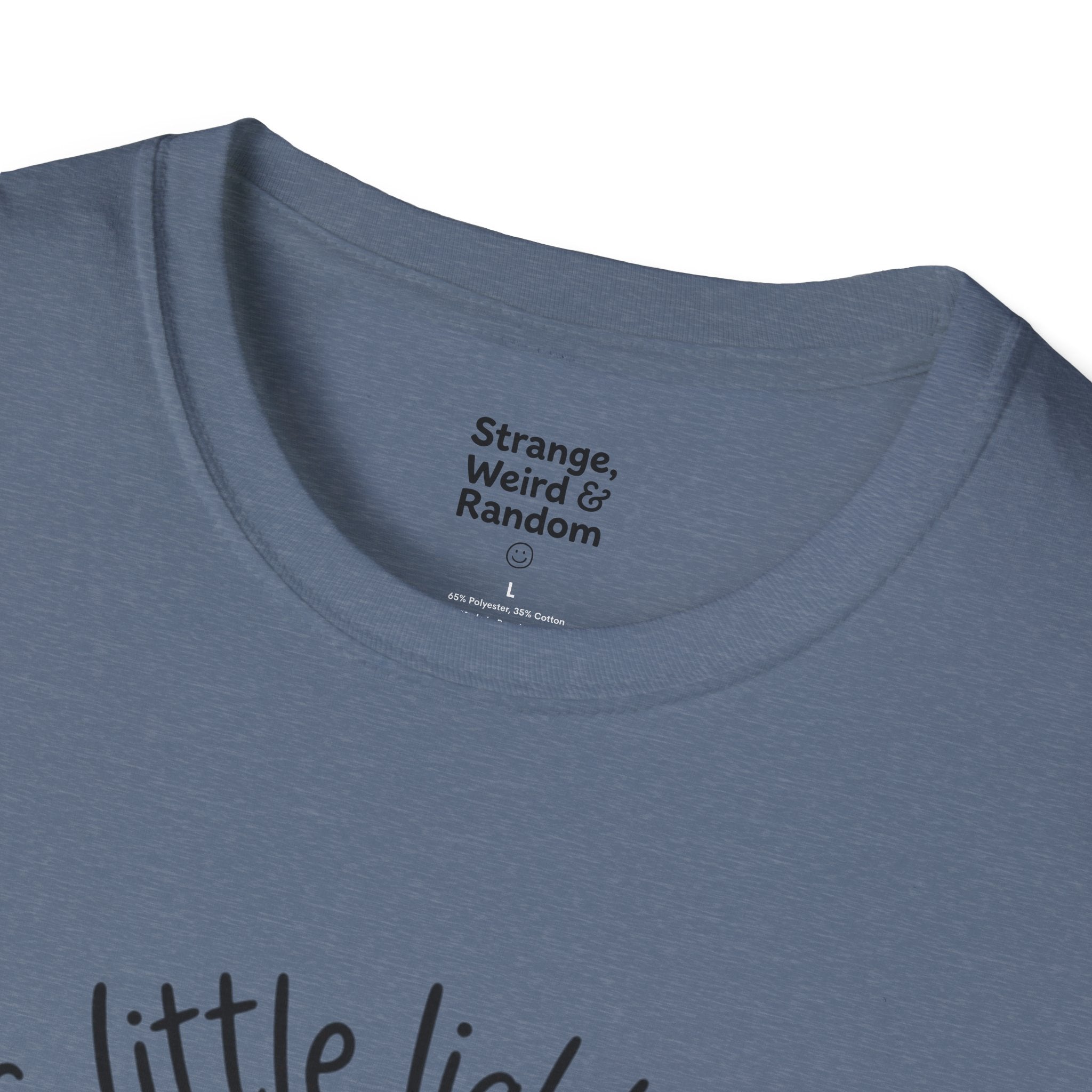 T-Shirt — "This Little Light of Mine" Cute Smiling Lightbulb Inspirational Tee