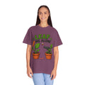 Leaf Me Alone T-Shirt — Funny Plant Pun Tee with Cute Potted Plants