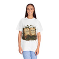 Book Lover T-Shirt — "I've Lived A Thousand Lives" Vintage Open Book Design