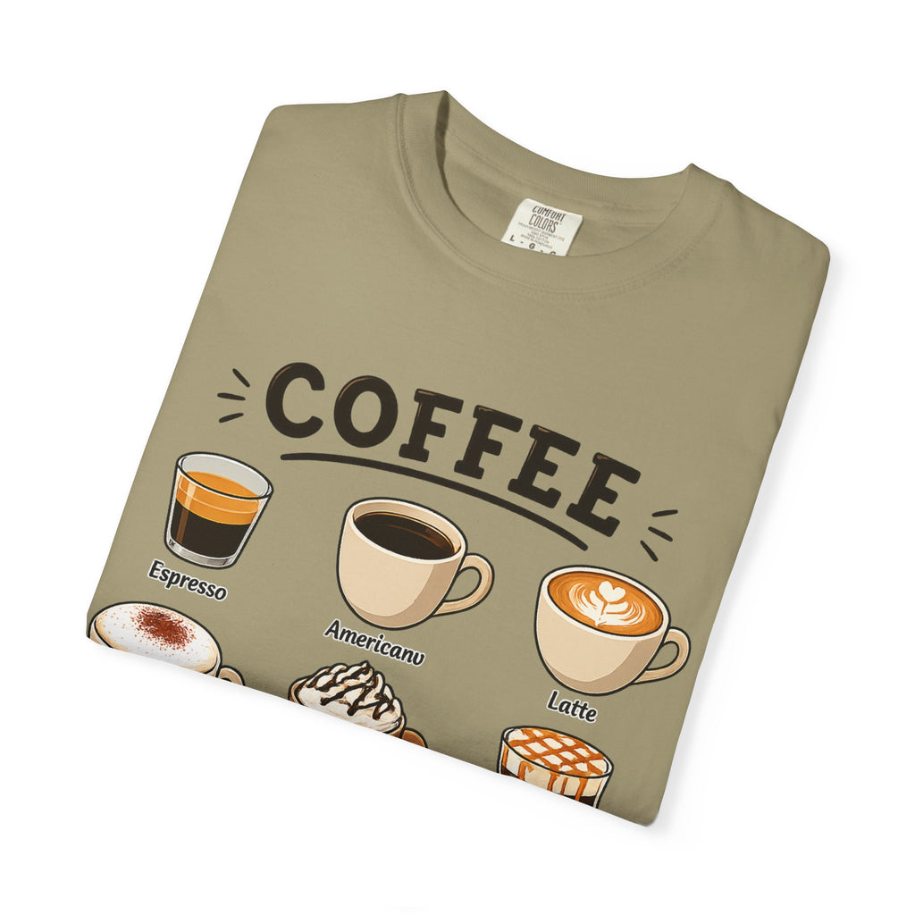 Coffee Types T-Shirt — Illustrated Coffee Guide Tee