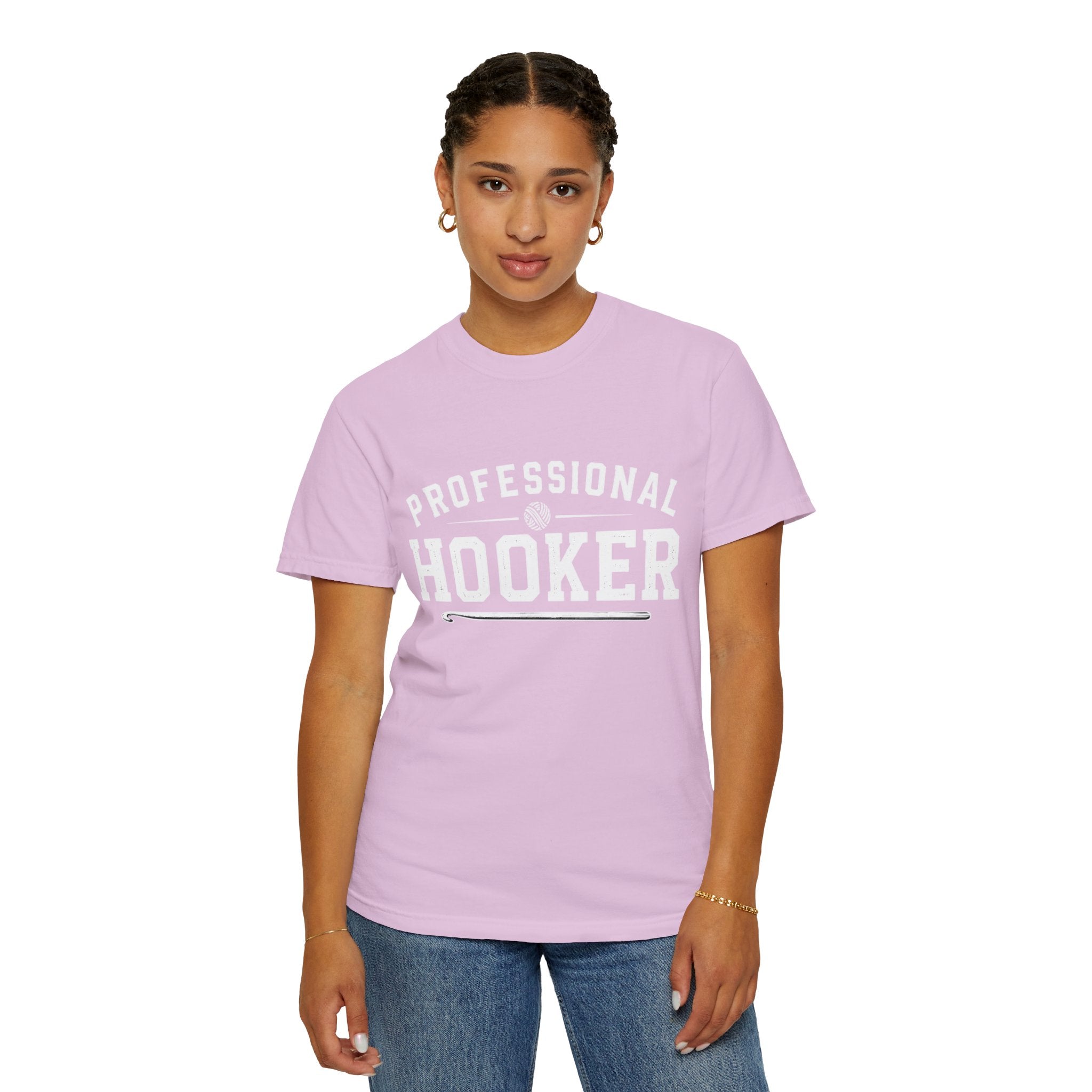 Professional Hooker T-Shirt — Funny Crochet Graphic Tee