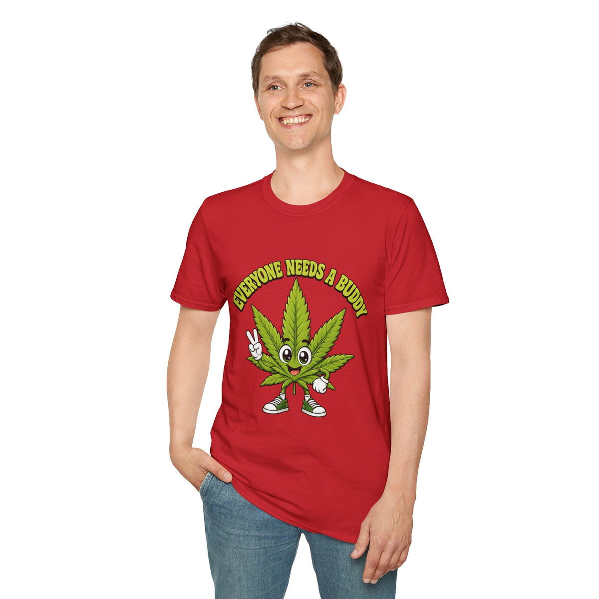 Everyone Needs a Buddy Cannabis Leaf T-Shirt