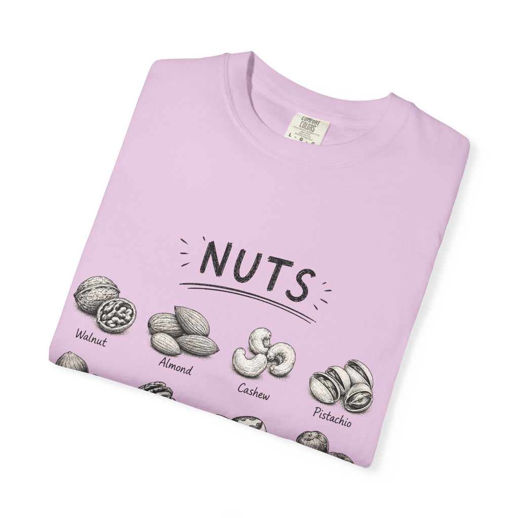 Nuts Illustrated T-Shirt — Vintage Botanical Nut Chart Tee