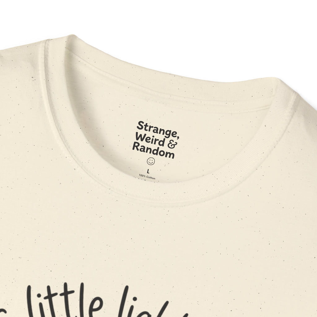 T-Shirt — "This Little Light of Mine" Cute Smiling Lightbulb Inspirational Tee