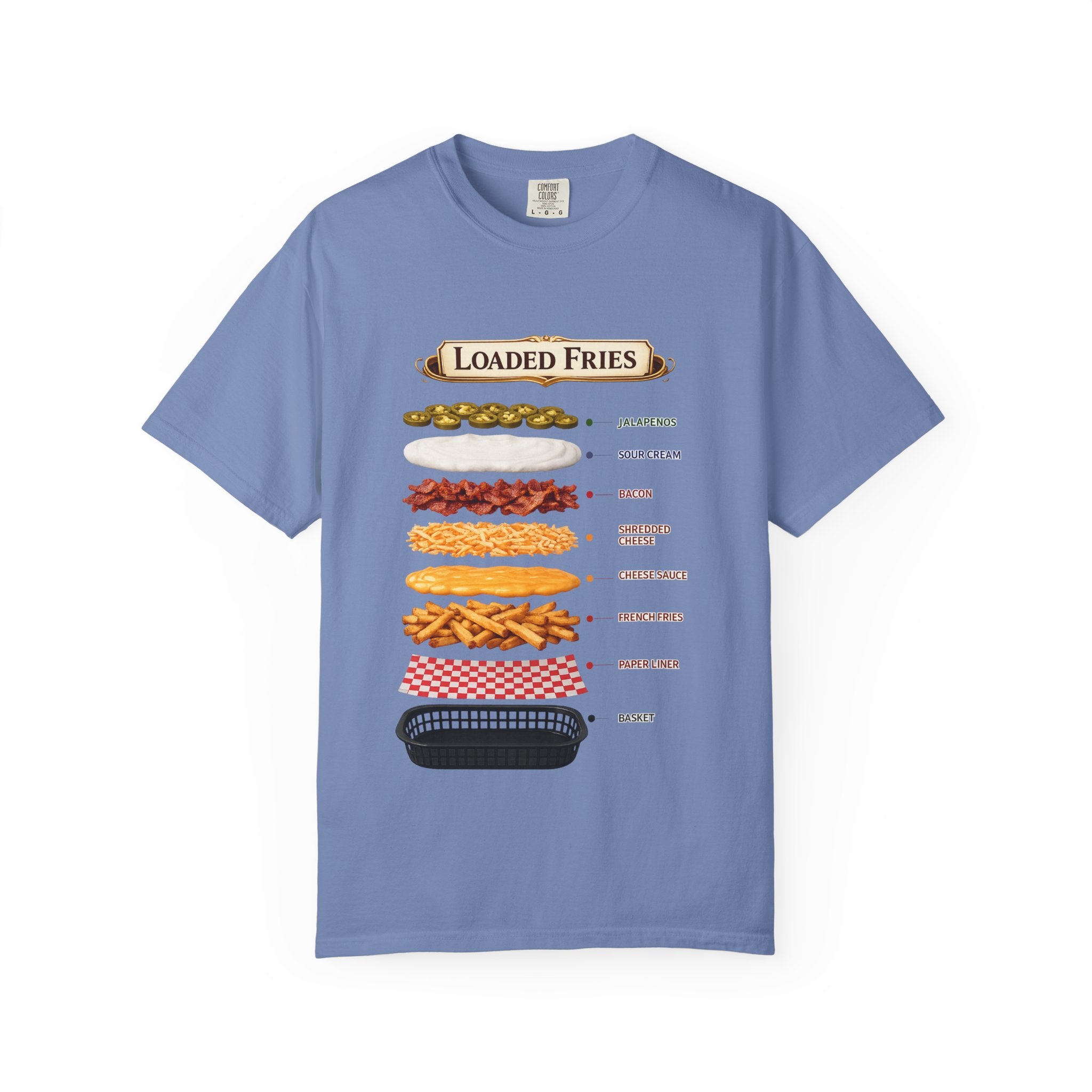 Loaded Fries T-Shirt — Graphic Snack Lovers Tee
