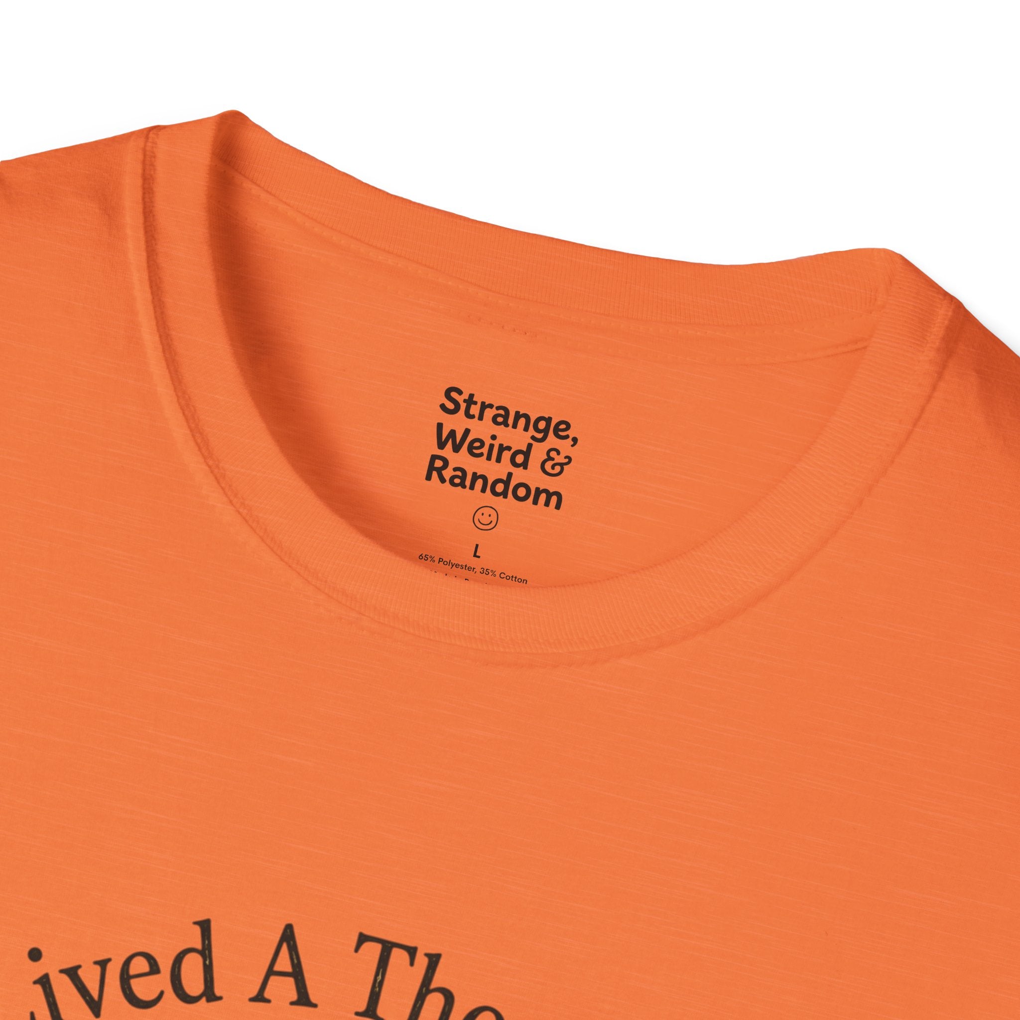 Book Lover T-Shirt — "I've Lived A Thousand Lives" Vintage Stack of Books Design