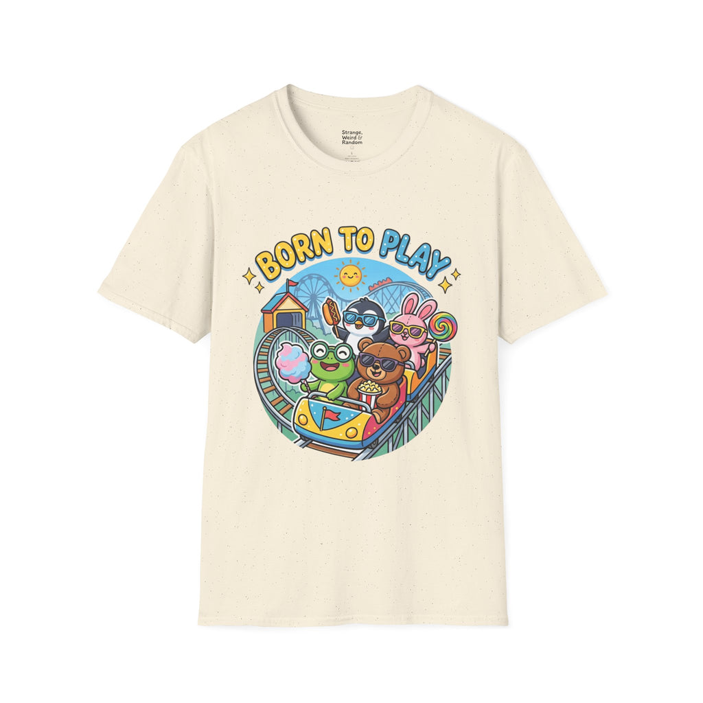 Born to Play T-Shirt — Cute Cartoon Animals Gaming & Playtime Tee
