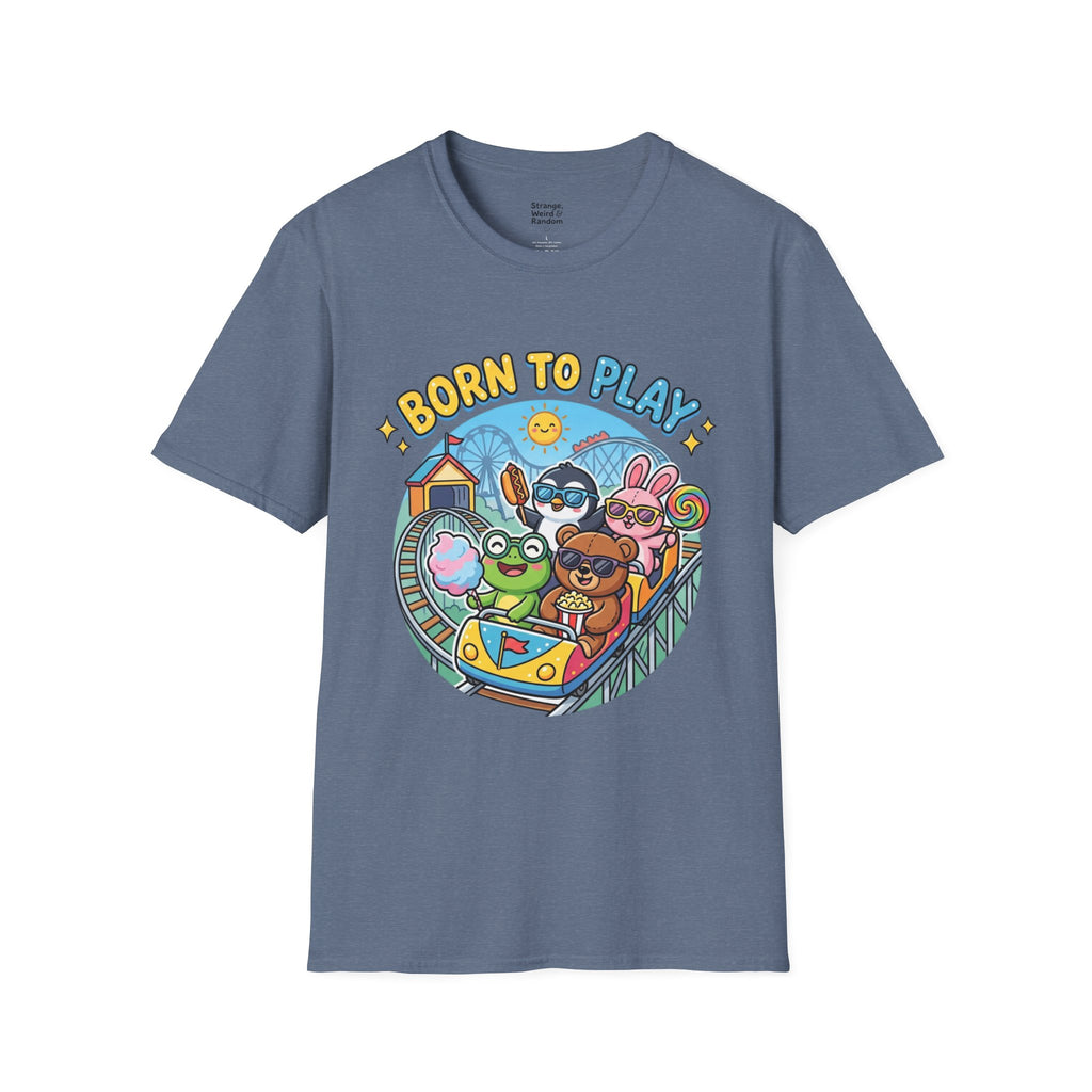 Born to Play T-Shirt — Cute Cartoon Animals Gaming & Playtime Tee