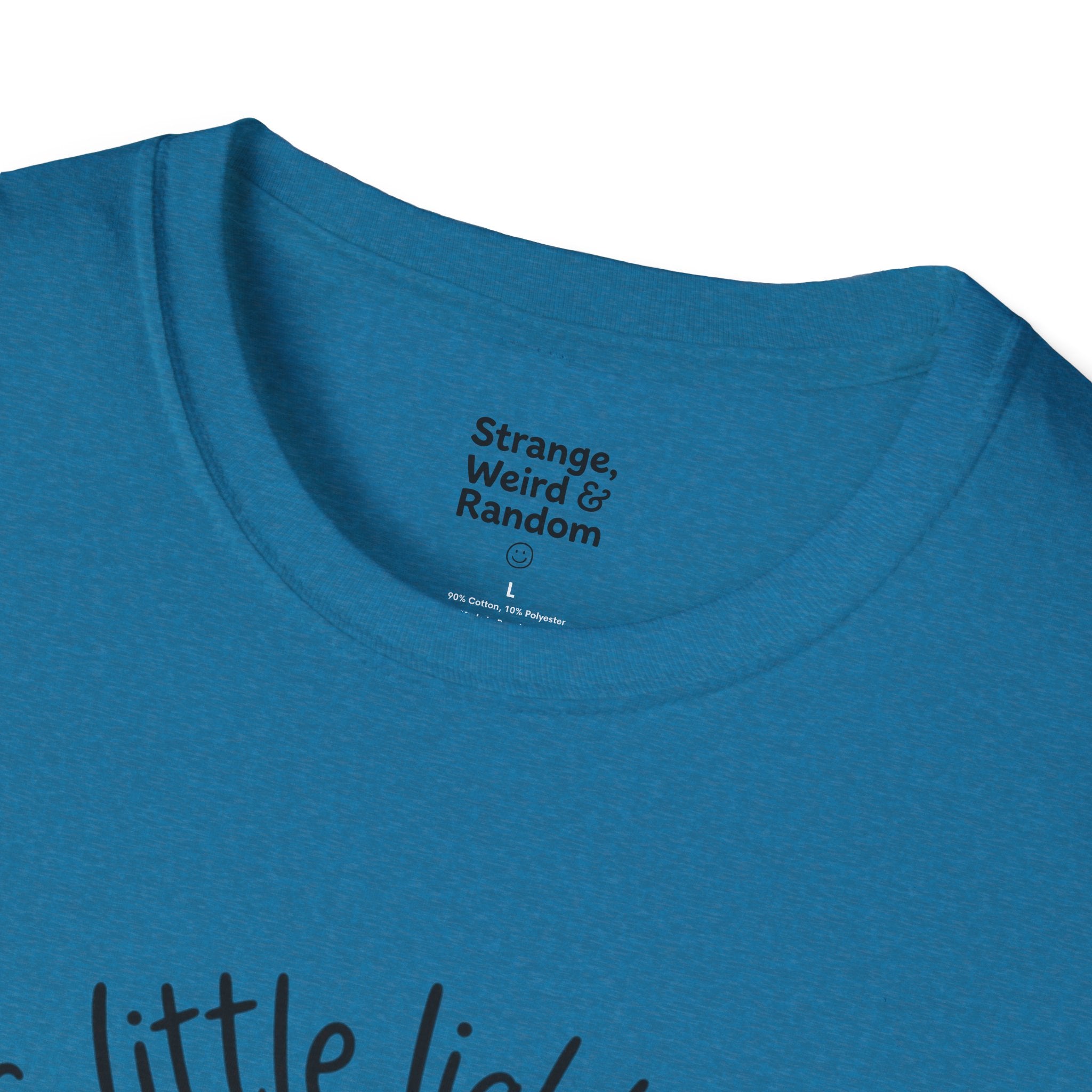T-Shirt — "This Little Light of Mine" Cute Smiling Lightbulb Inspirational Tee