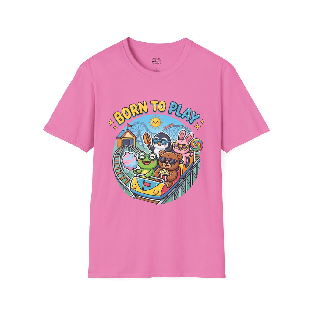 Born to Play T-Shirt — Cute Cartoon Animals Gaming & Playtime Tee