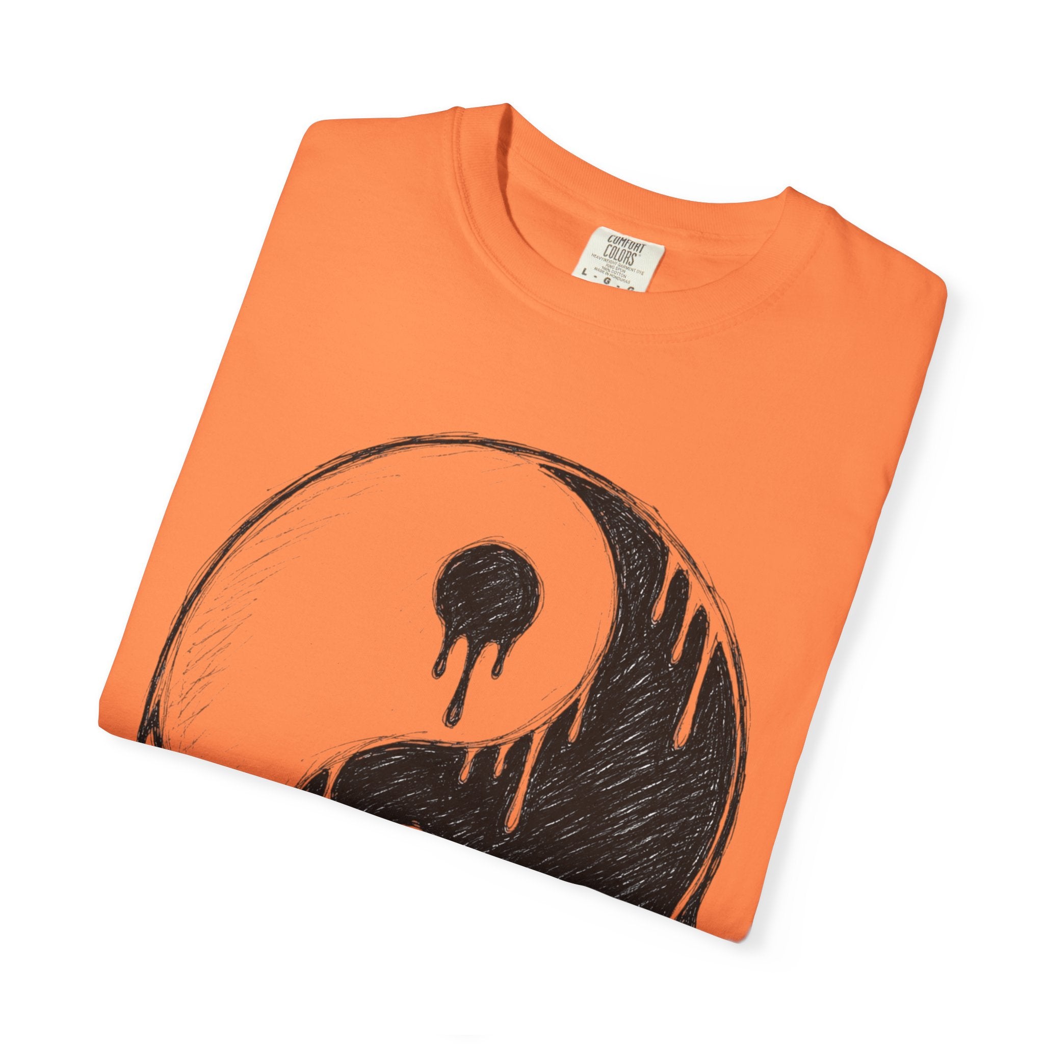 Yin Yang Drip Tee — Grunge Yin-Yang Graphic T-Shirt