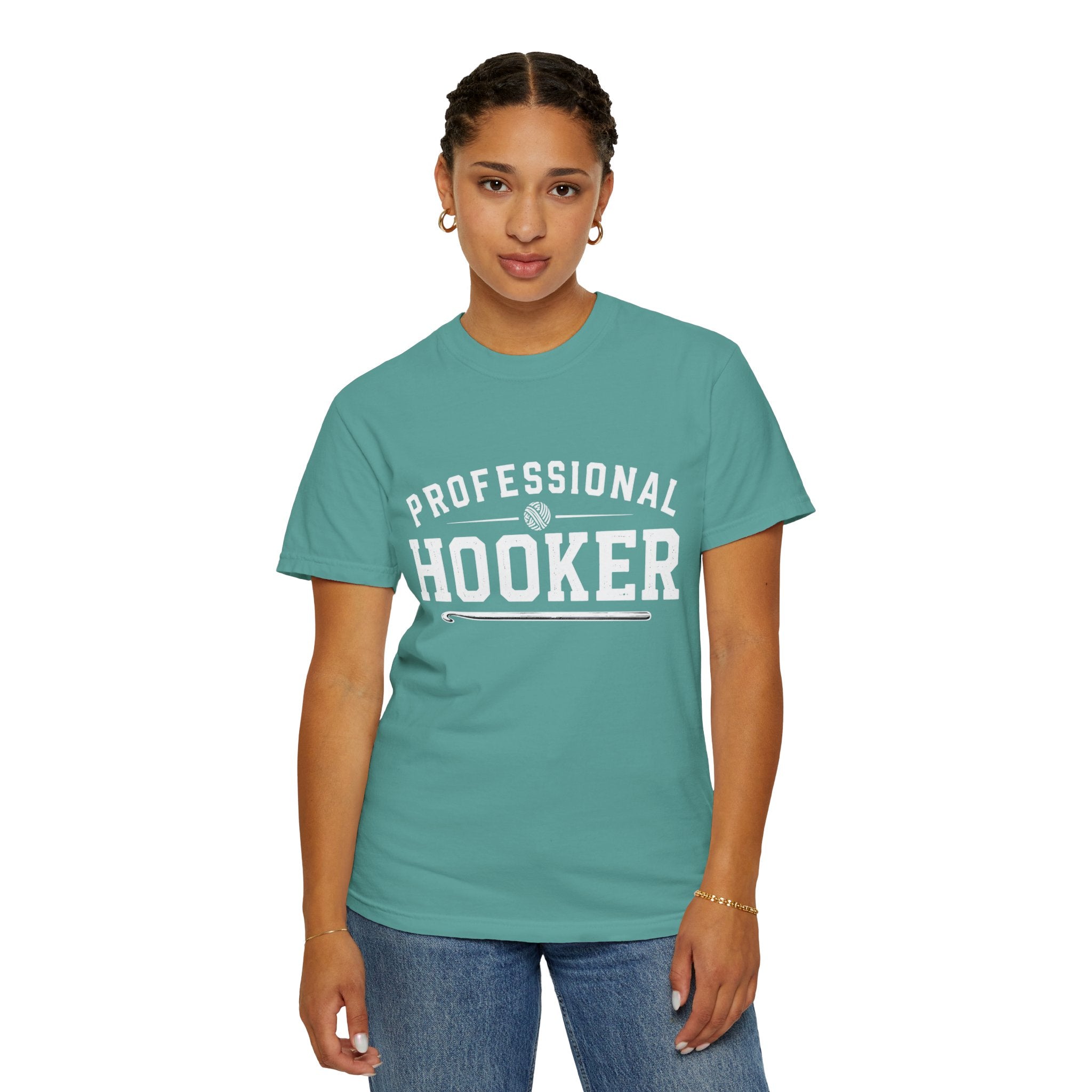 Professional Hooker T-Shirt — Funny Crochet Graphic Tee