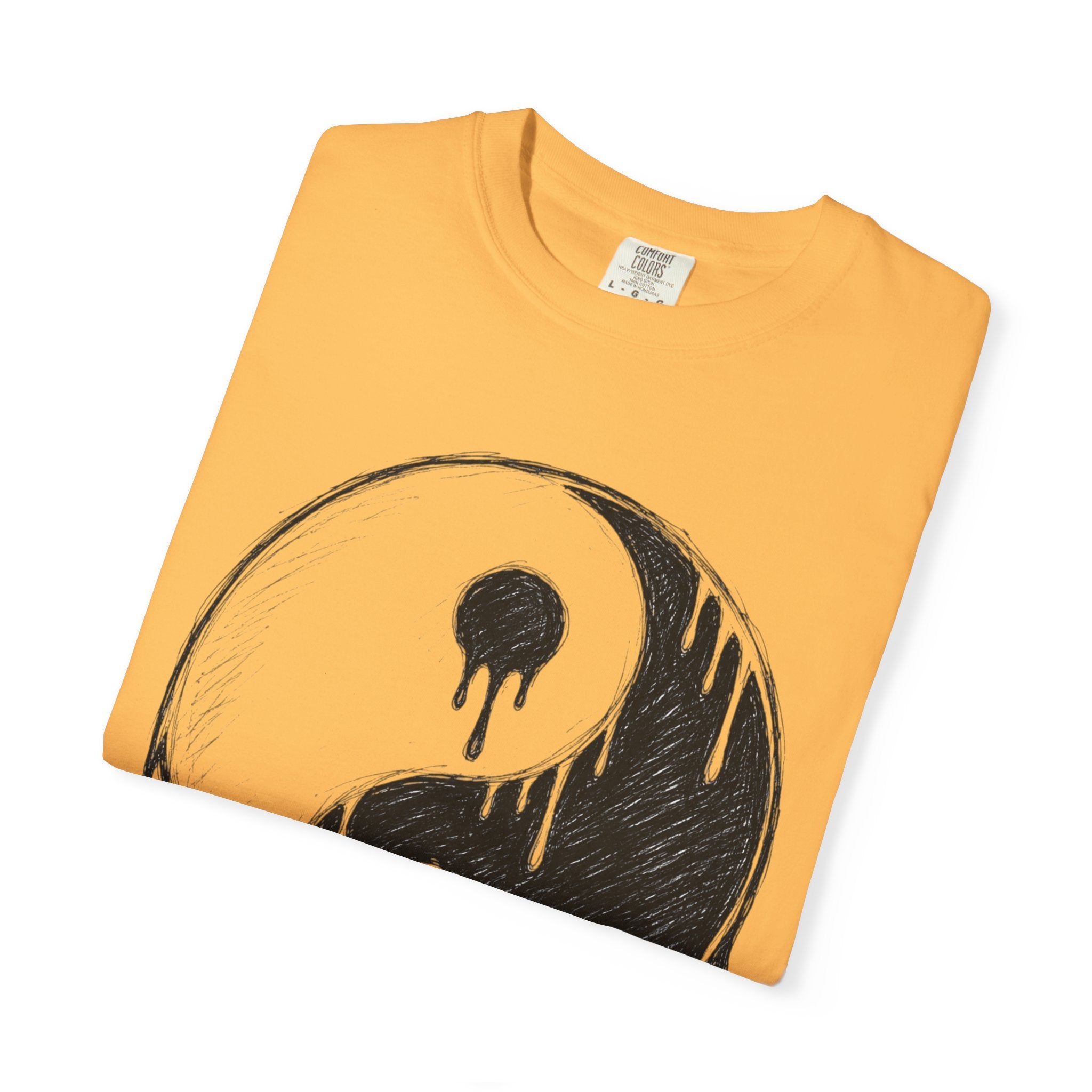 Yin Yang Drip Tee — Grunge Yin-Yang Graphic T-Shirt