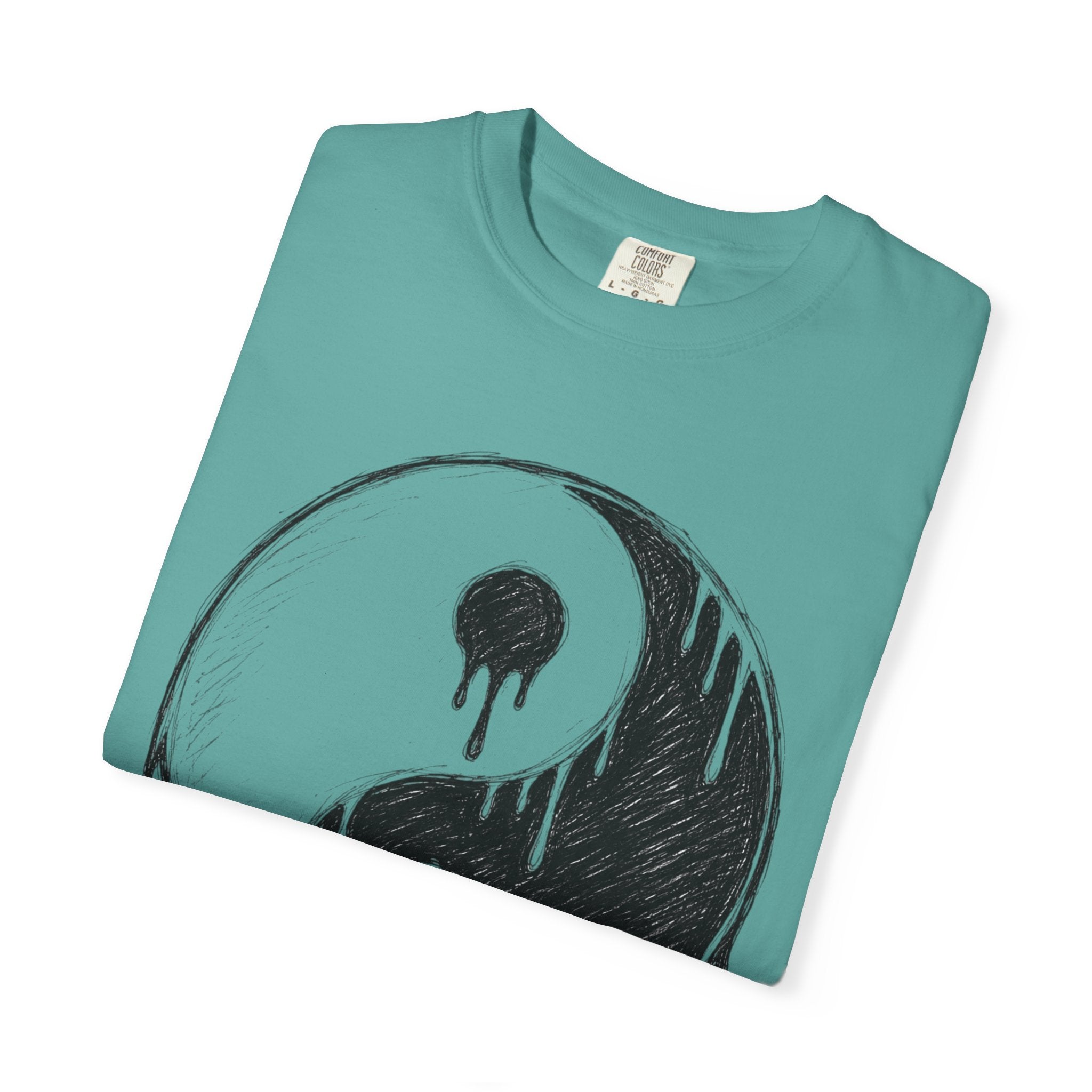 Yin Yang Drip Tee — Grunge Yin-Yang Graphic T-Shirt