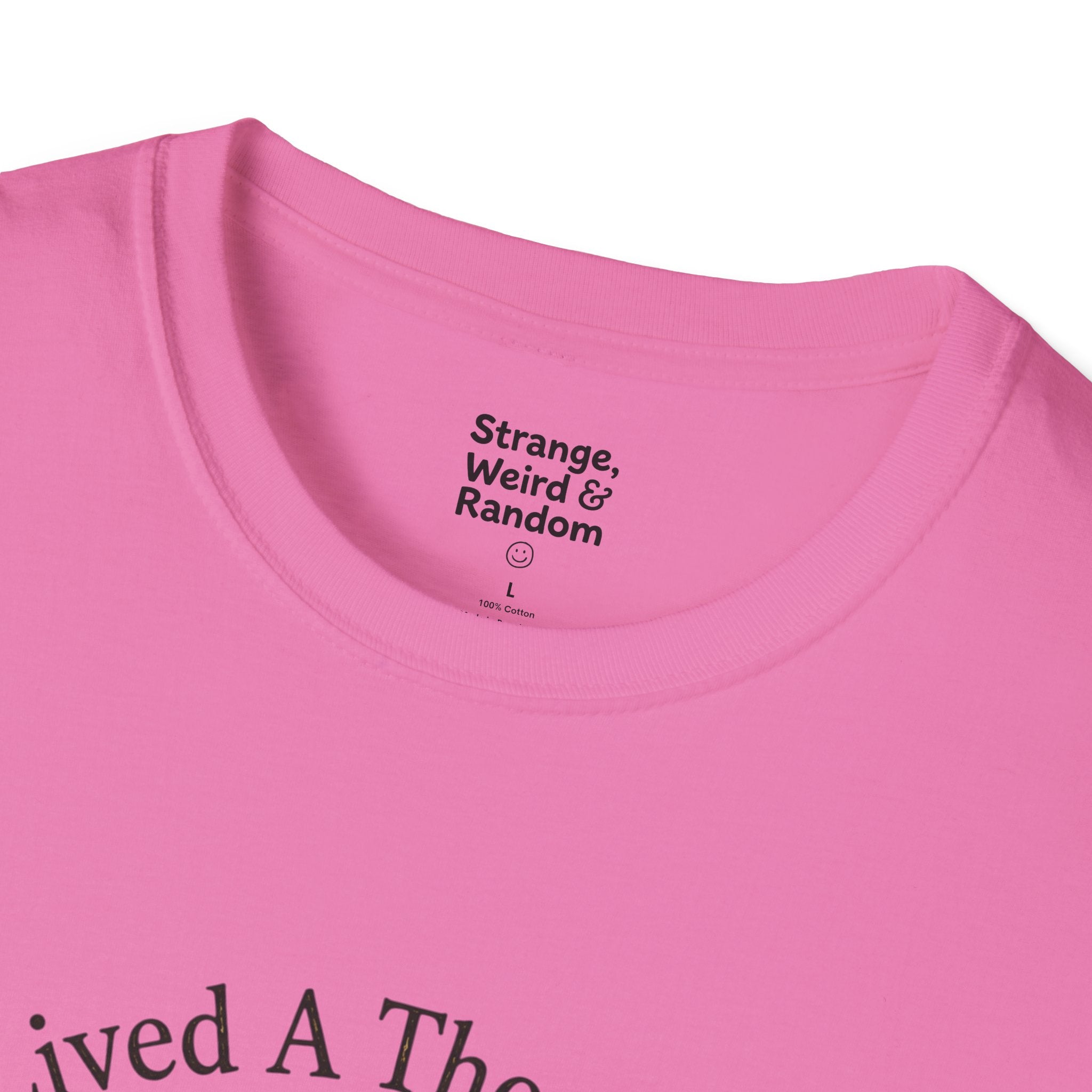 Book Lover T-Shirt — "I've Lived A Thousand Lives" Vintage Stack of Books Design