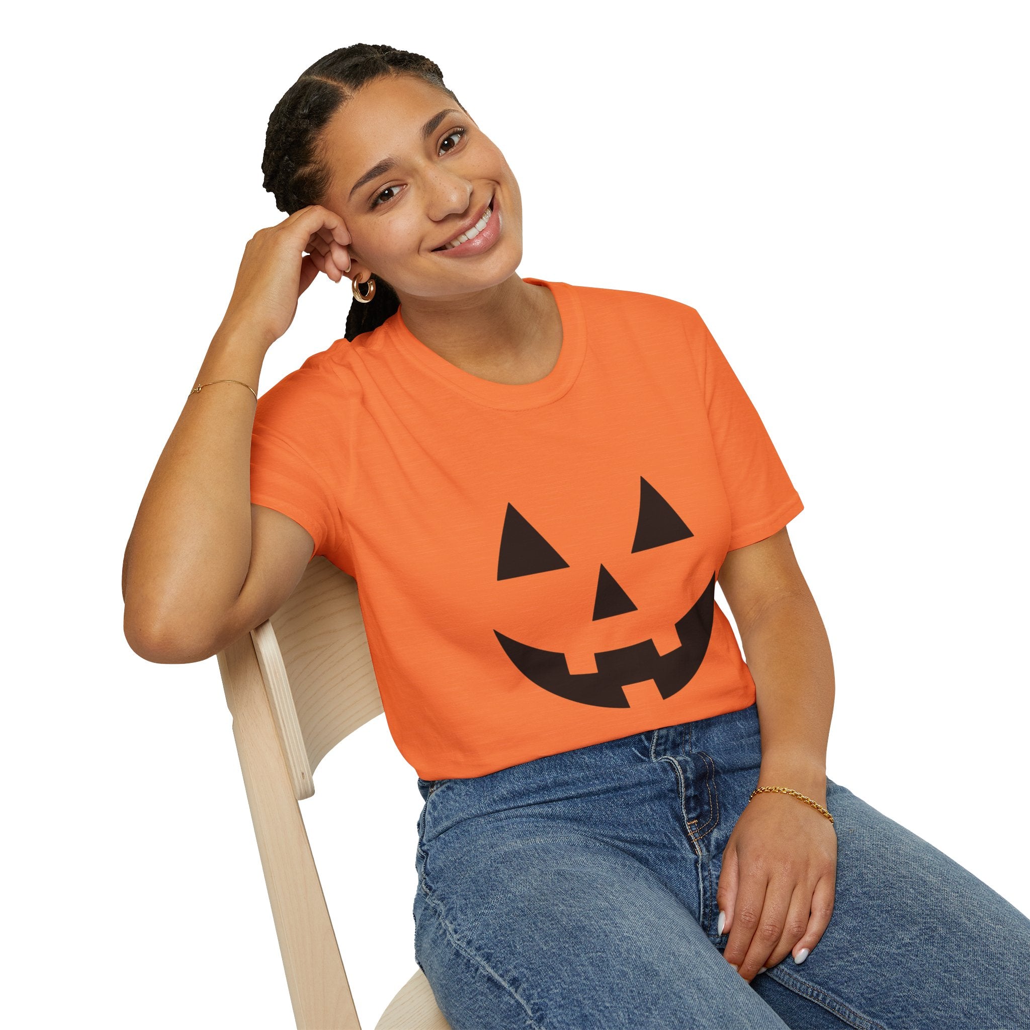 Jack-o'-Lantern Face T-Shirt | Halloween Pumpkin Tee