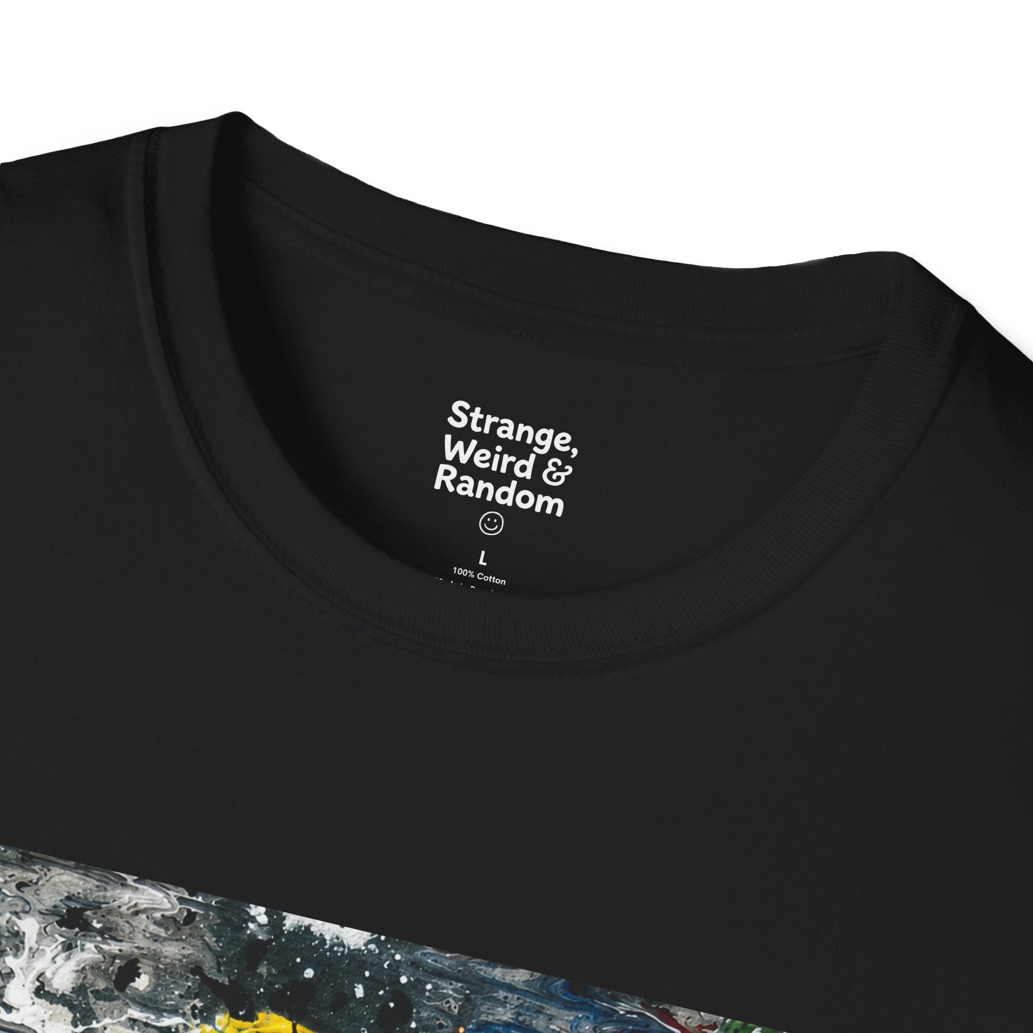 Abstract Color Splash Painting T-Shirt | Abstract Art Tee