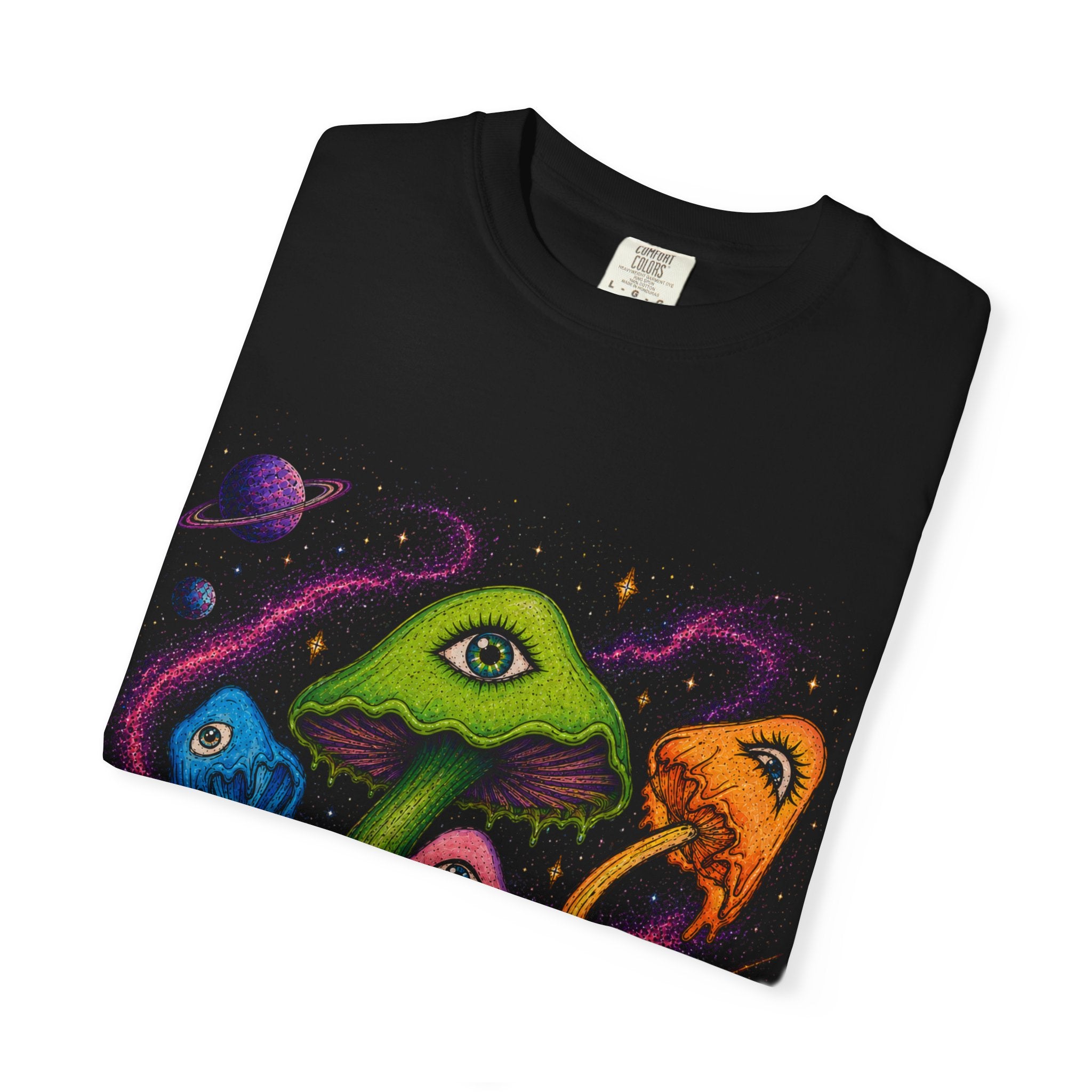 Psychedelic Cosmic Mushrooms T-Shirt