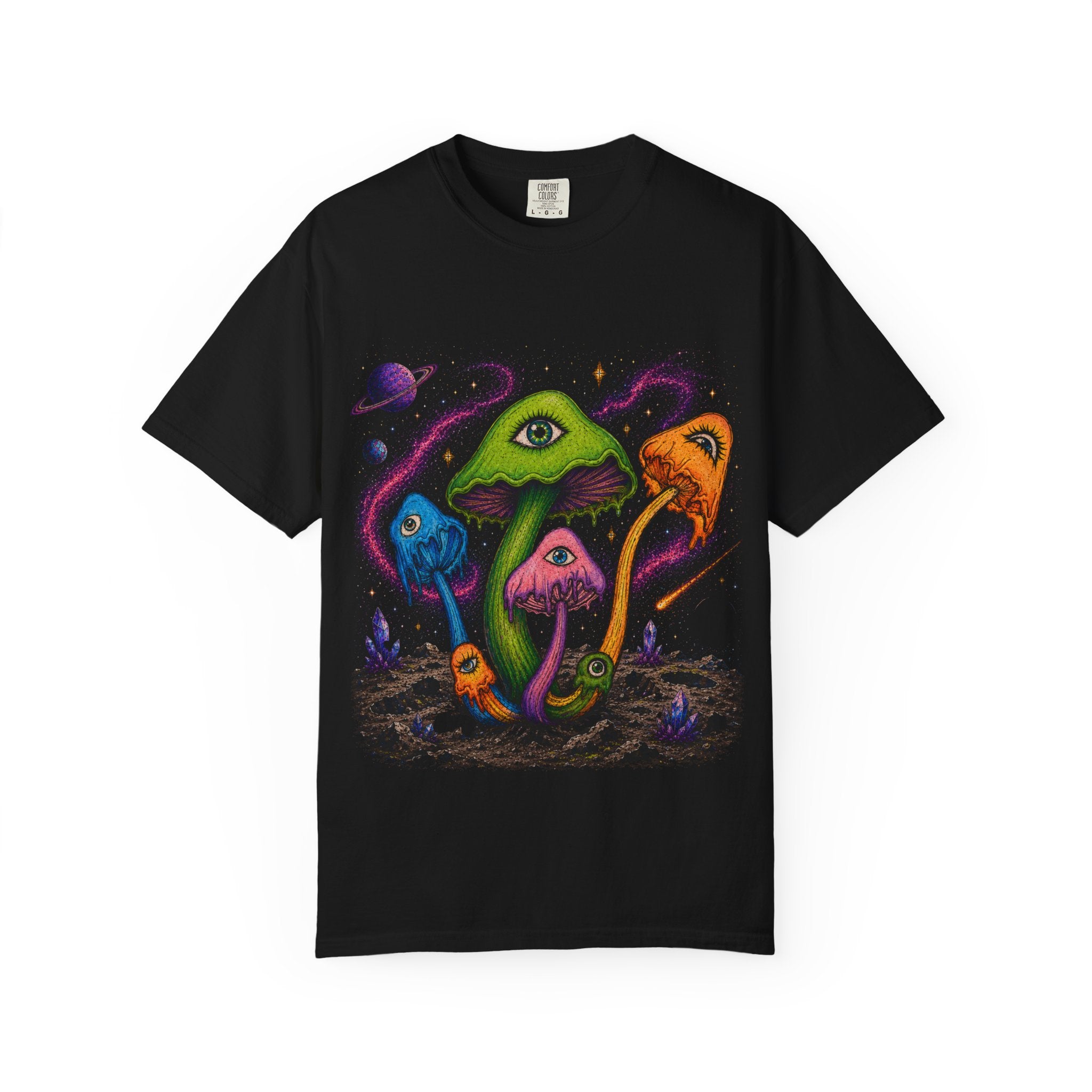 Psychedelic Cosmic Mushrooms T-Shirt