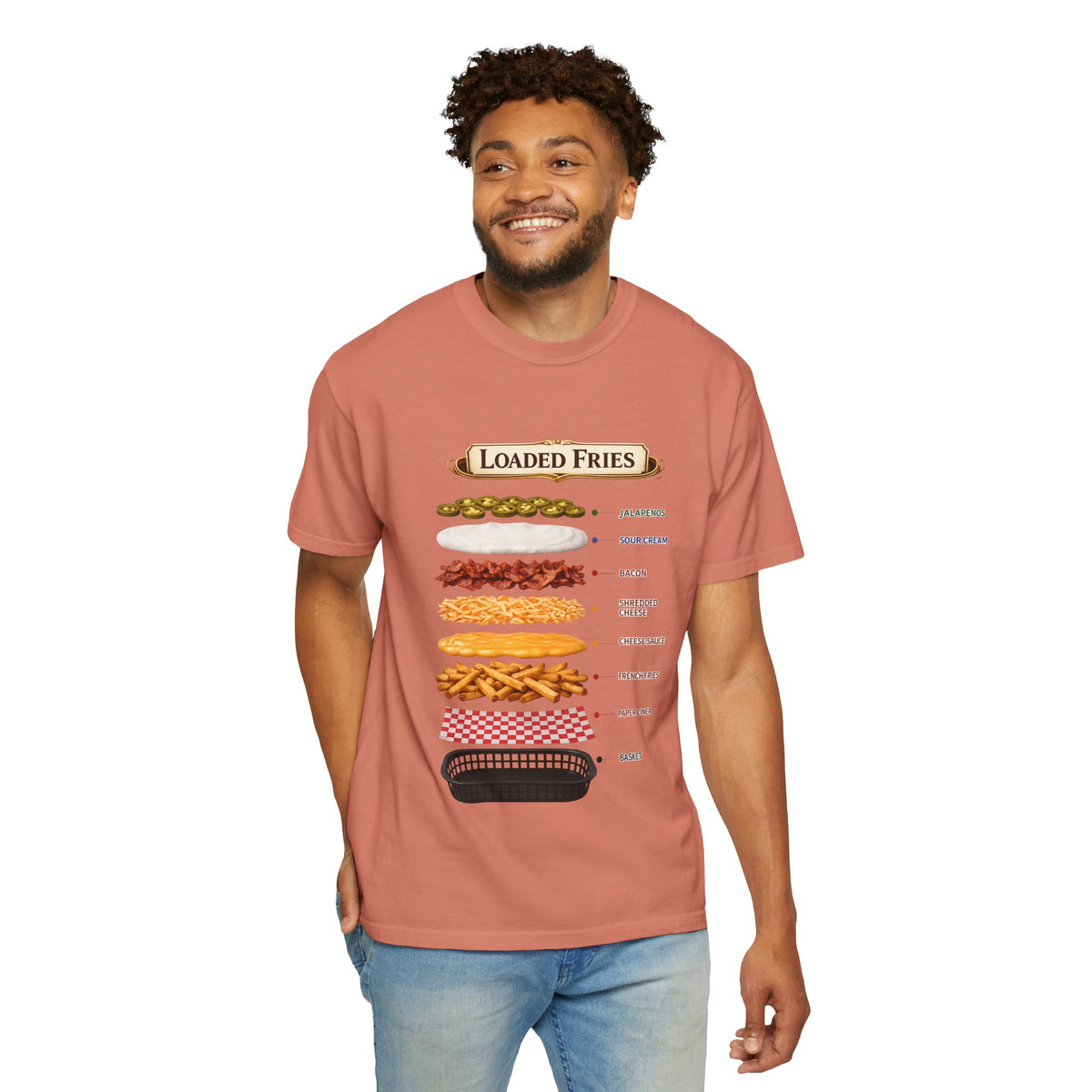 Loaded Fries T-Shirt — Graphic Snack Lovers Tee
