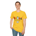 Practice Safe Snacks condiment characters T-Shirt | Ketchup Mustard Peanut Butter Jelly
