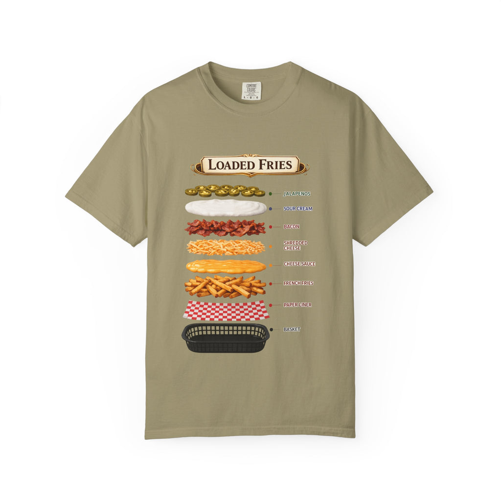 Loaded Fries T-Shirt — Graphic Snack Lovers Tee
