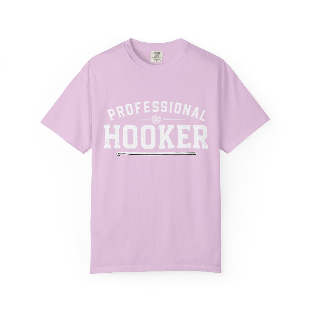Professional Hooker T-Shirt — Funny Crochet Graphic Tee