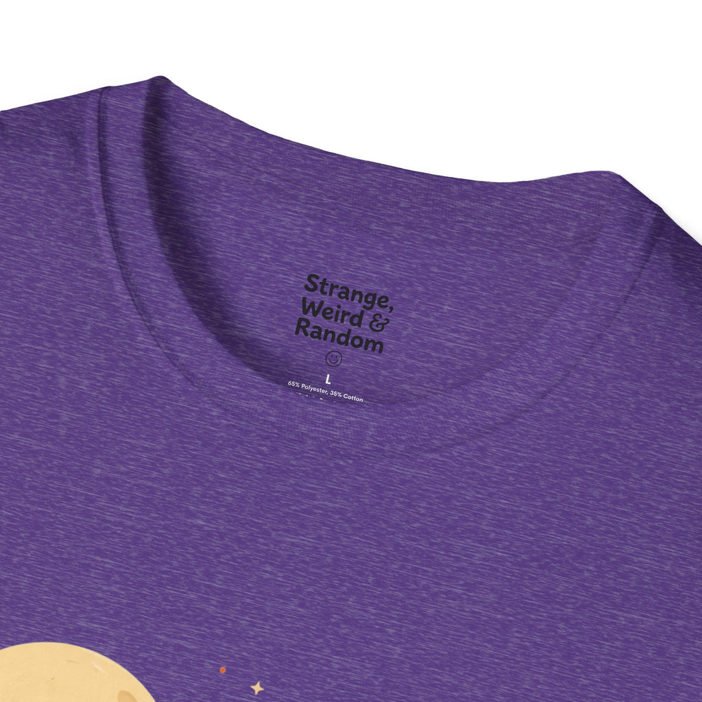 Cute Halloween Pumpkin Tee — Ghost, Moon & Black Cat Graphic T-Shirt