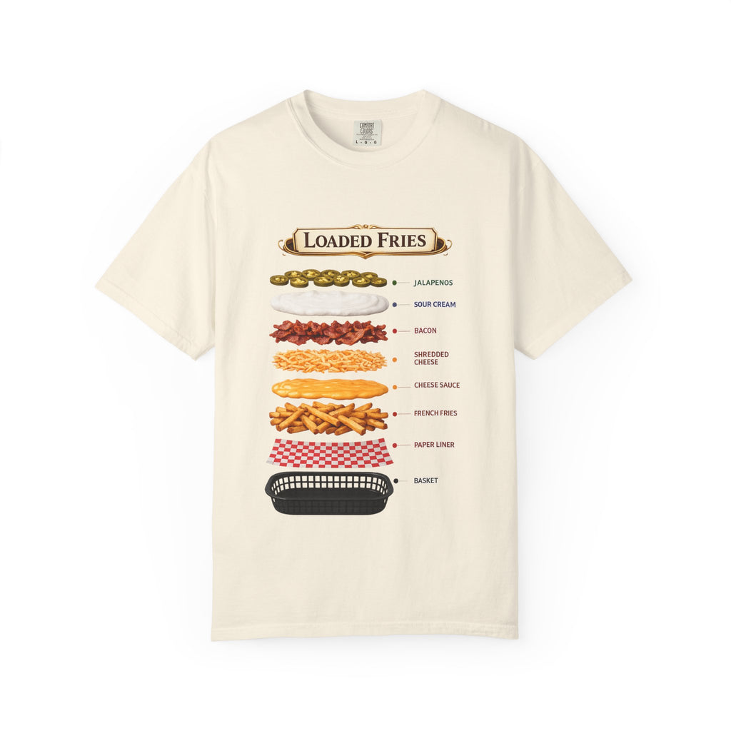 Loaded Fries T-Shirt — Graphic Snack Lovers Tee