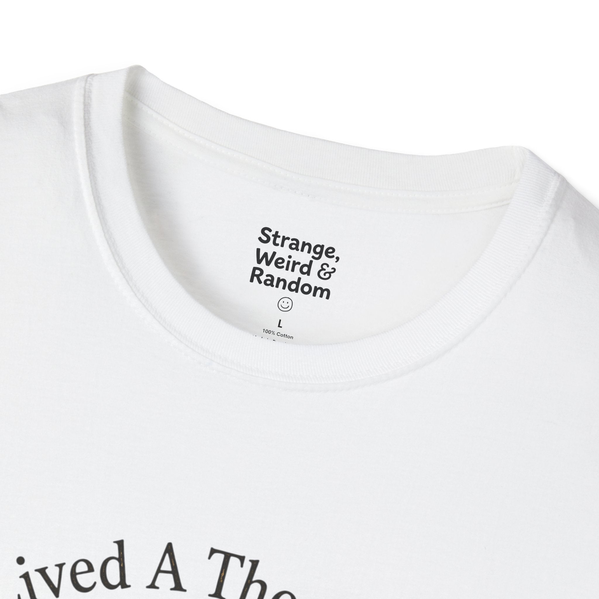 Book Lover T-Shirt — "I've Lived A Thousand Lives" Vintage Stack of Books Design