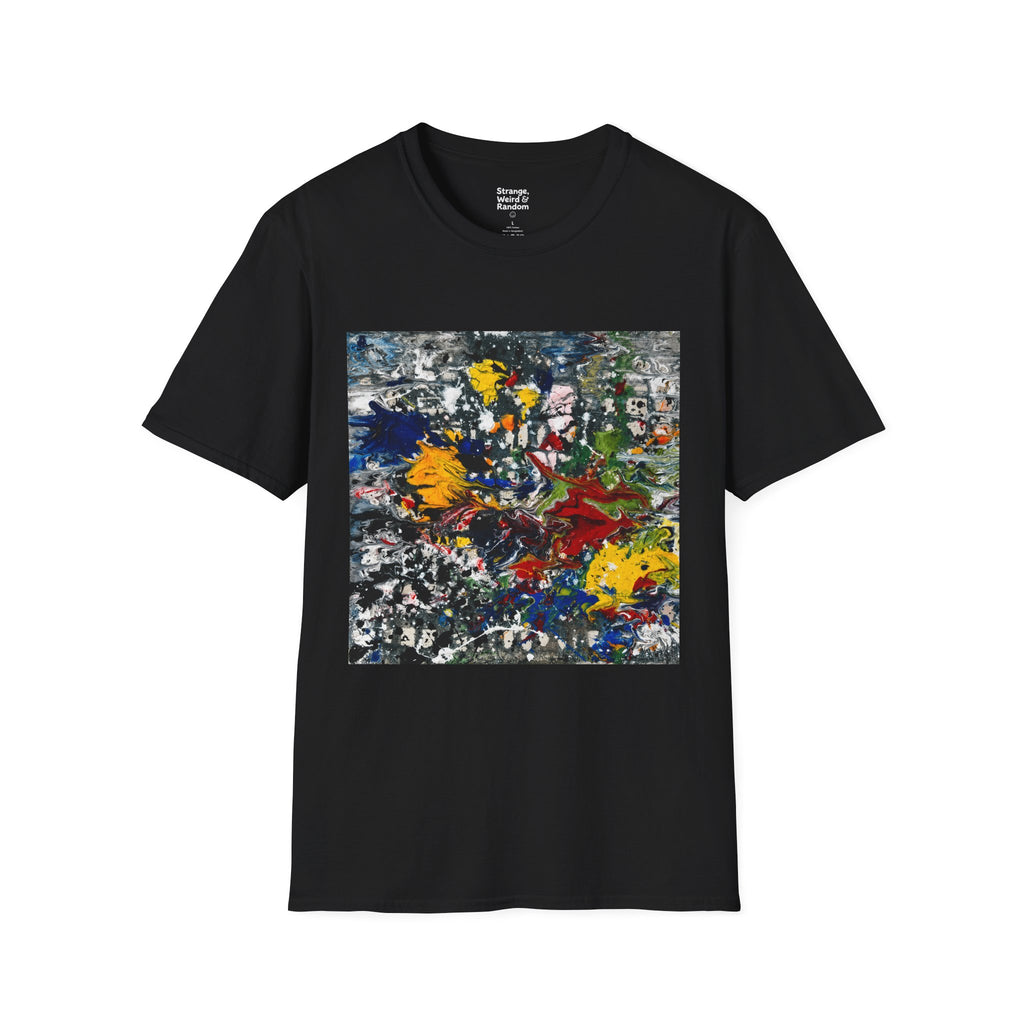Abstract Color Splash Painting T-Shirt | Abstract Art Tee