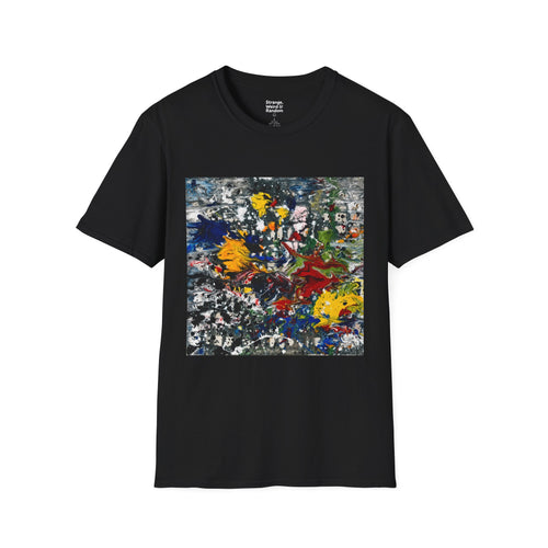 Abstract Color Splash Painting T-Shirt | Abstract Art Tee