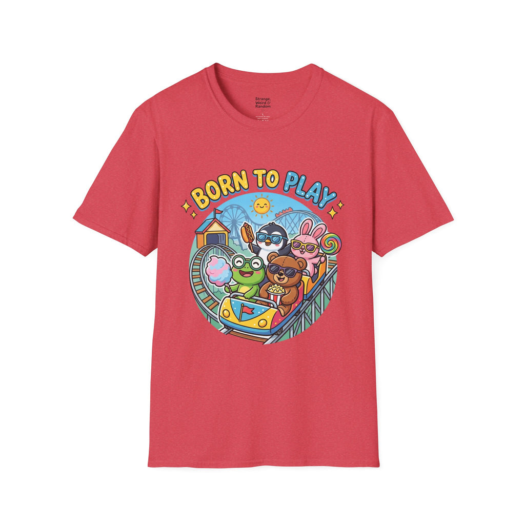 Born to Play T-Shirt — Cute Cartoon Animals Gaming & Playtime Tee