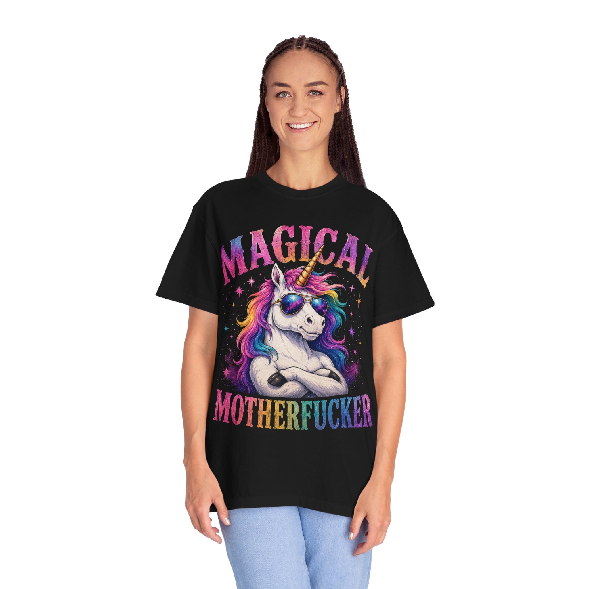 Magical Motherfucker Unicorn T-Shirt — Funny Sarcastic Rainbow Unicorn Tee