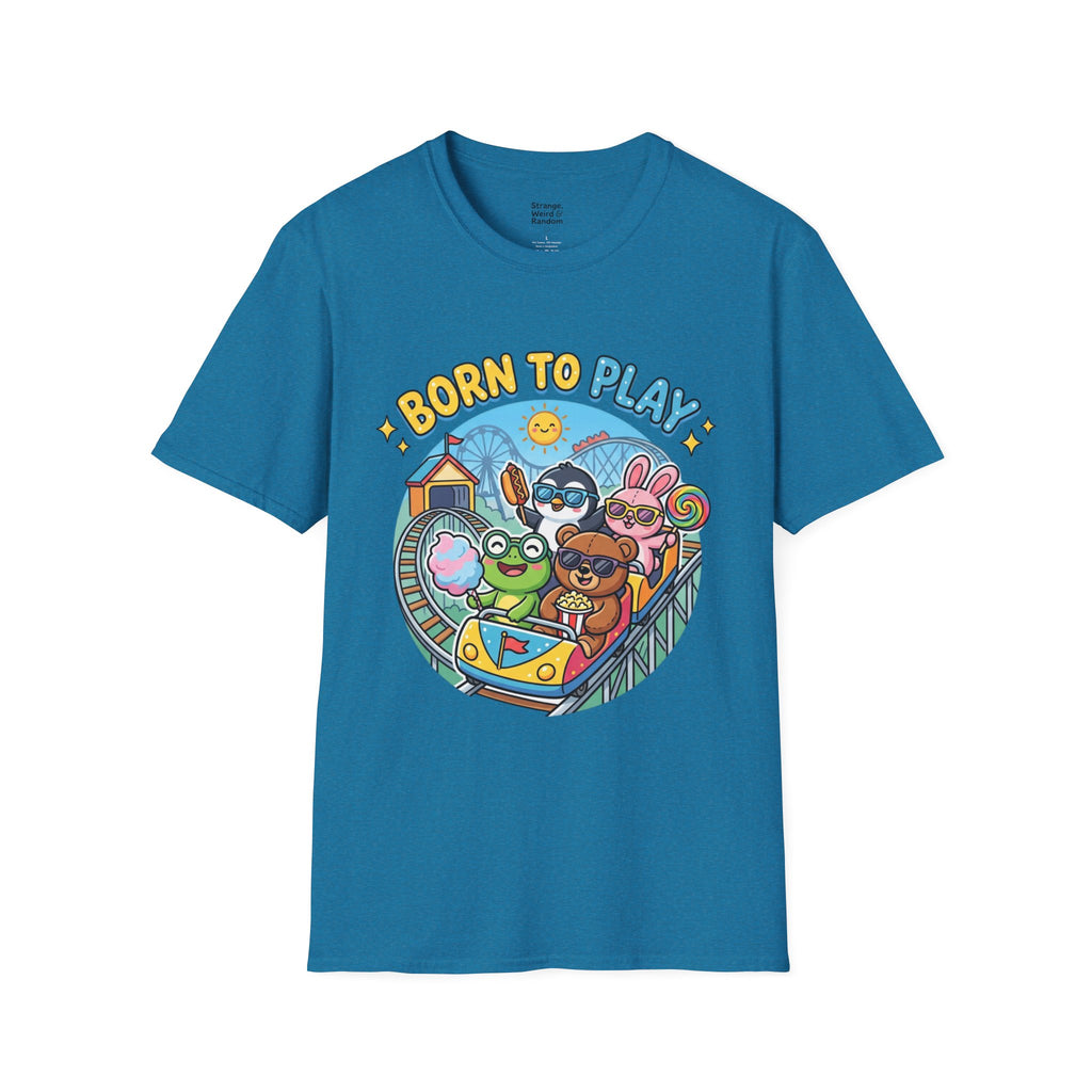 Born to Play T-Shirt — Cute Cartoon Animals Gaming & Playtime Tee
