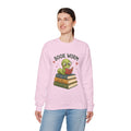 Book Worm Sweatshirt — Cute Reading Lover Crewneck