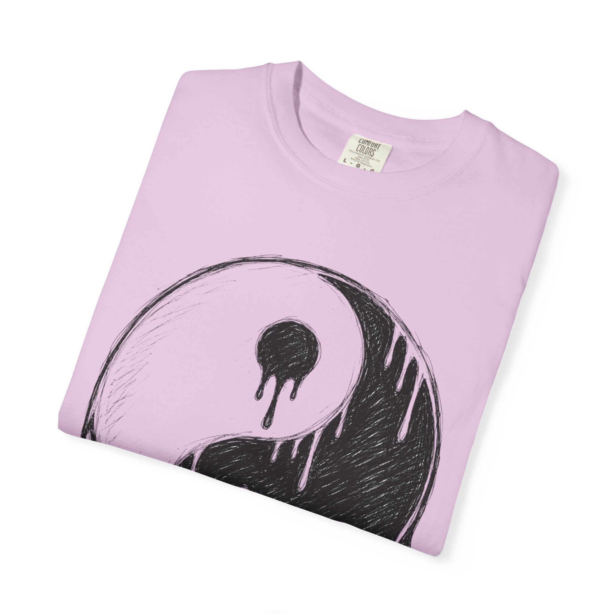 Yin Yang Drip Tee — Grunge Yin-Yang Graphic T-Shirt