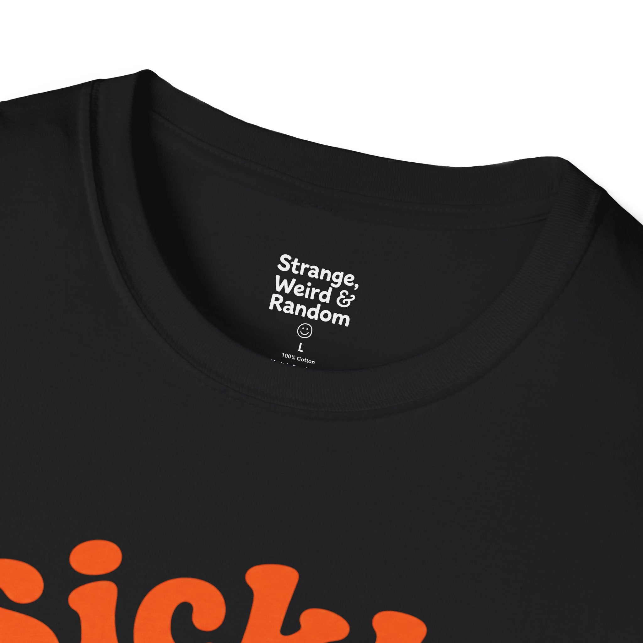 Sickly Sweet Candy Corn T-Shirt | Halloween Retro Orange Typography