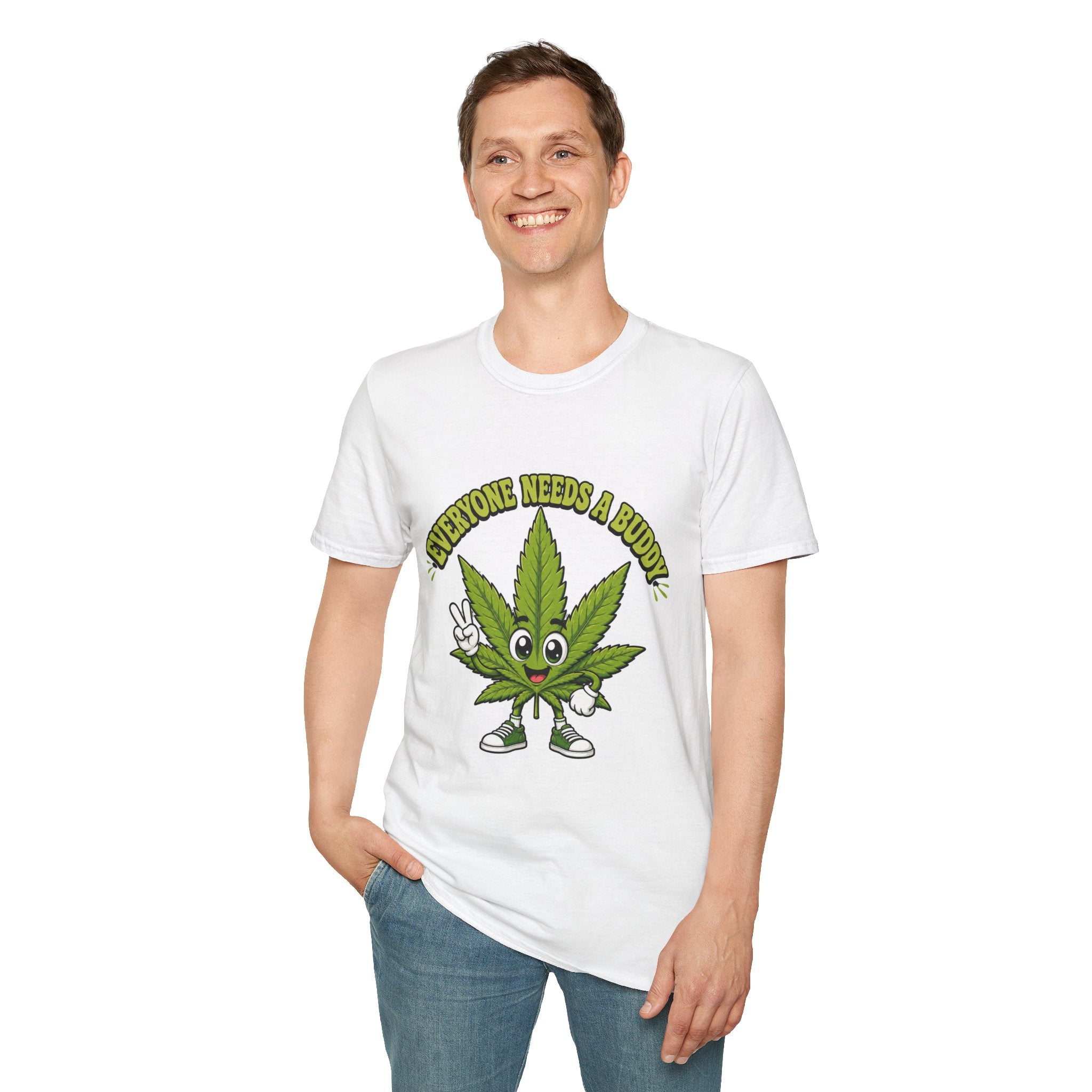 Everyone Needs a Buddy Cannabis Leaf T-Shirt