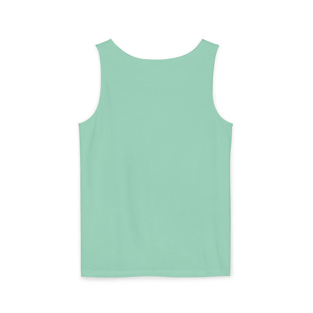 Sunrise Wave Tank Top — Minimal Beach Graphic